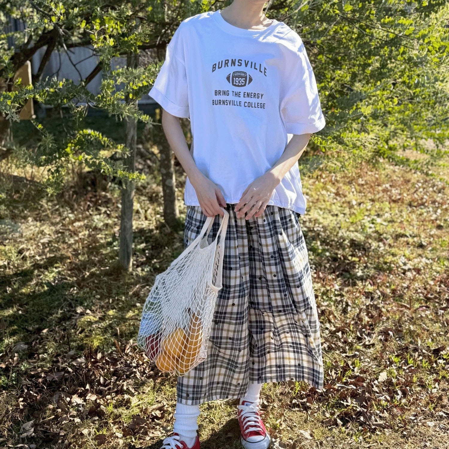 cloudnine ノンノ カレッジロゴ半袖カットソー - 画像6