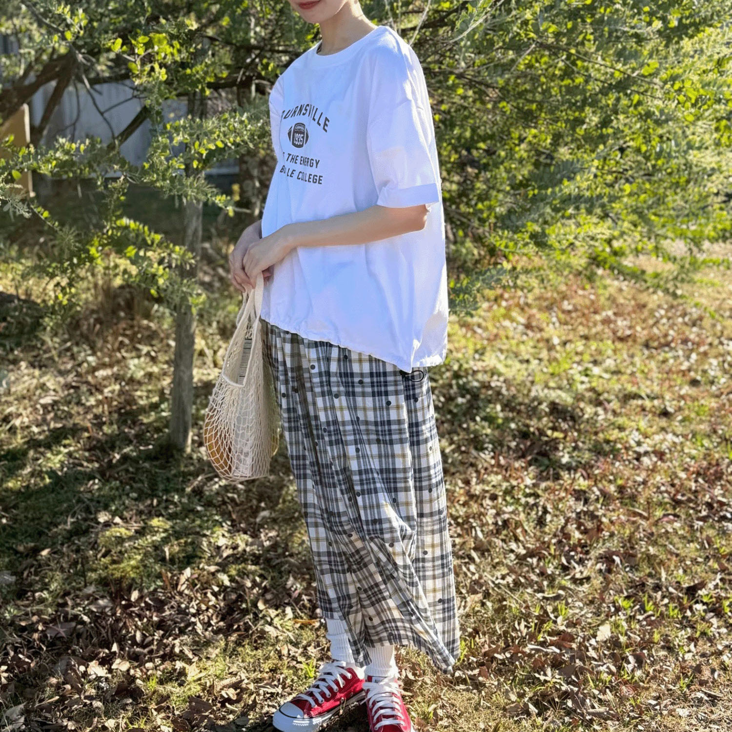 cloudnine ノンノ カレッジロゴ半袖カットソー - 画像8