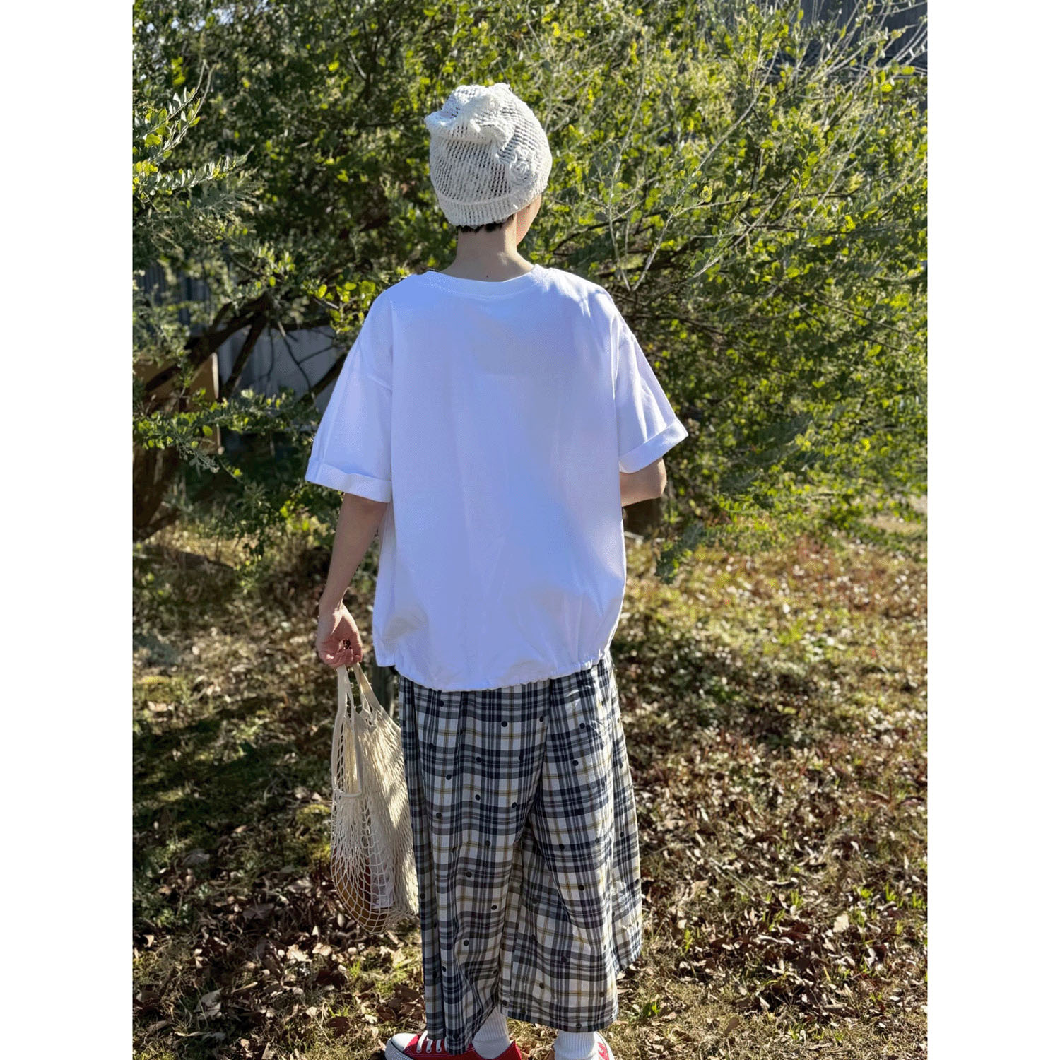 cloudnine ノンノ カレッジロゴ半袖カットソー - 画像9