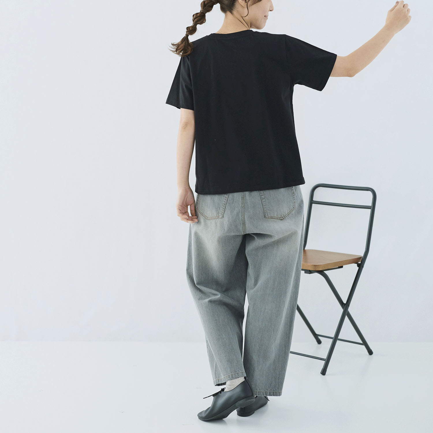 cloudnine ノンノ 猫刺繍半袖カットソー - 画像9