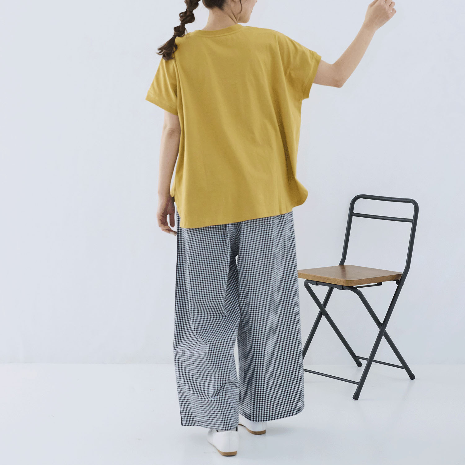 cloudnine ノンノ ロゴ刺繍フレンチスリーブカットソー - 画像14