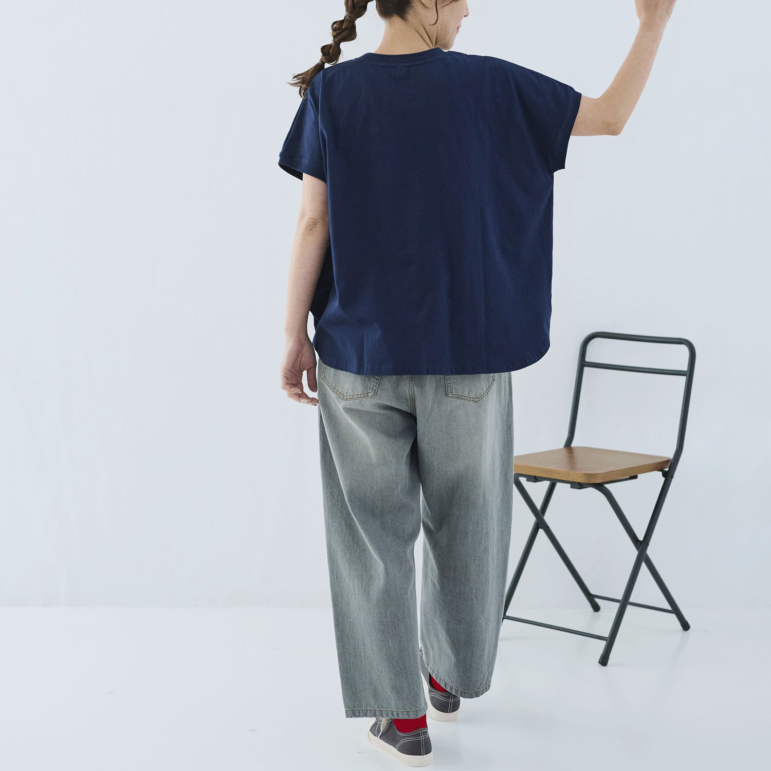 cloudnine ノンノ ロゴ刺繍フレンチスリーブカットソー - 画像18