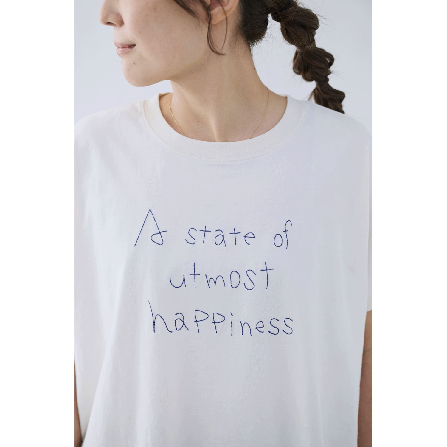 cloudnine ノンノ ロゴ刺繍フレンチスリーブカットソー - 画像5