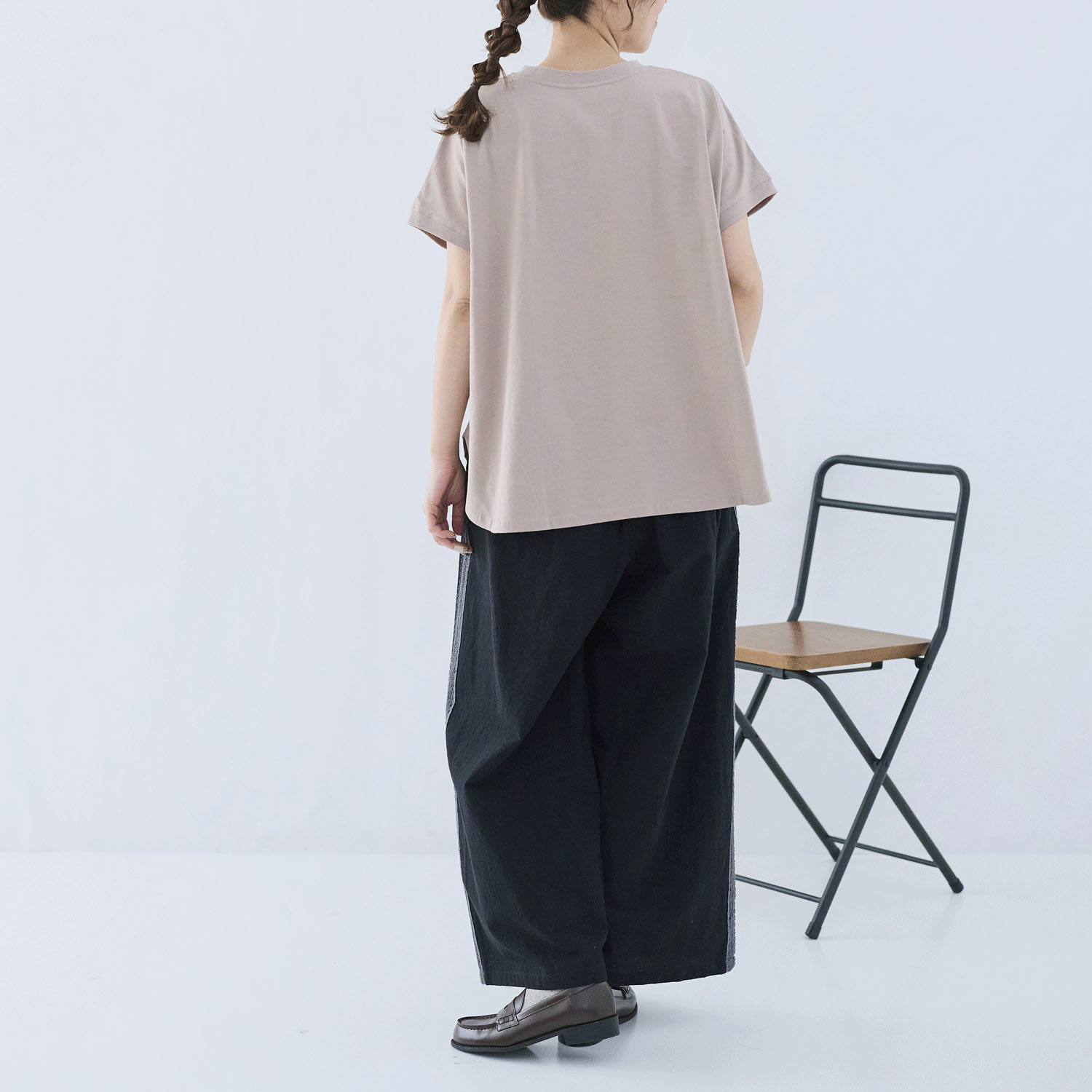 cloudnine ノンノ ロゴ刺繍フレンチスリーブカットソー - 画像9