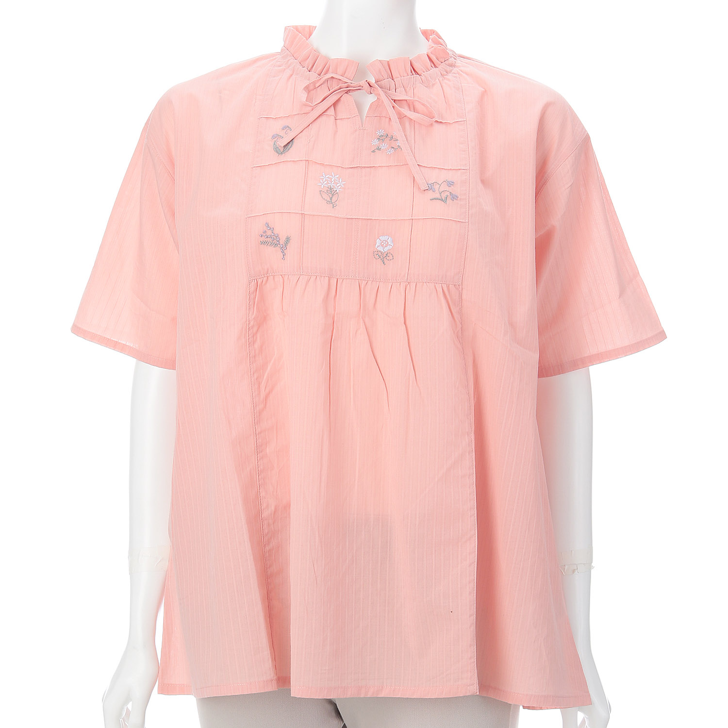 cloudnine ノンノ 花刺繍ネックフリルチュニック - 画像17