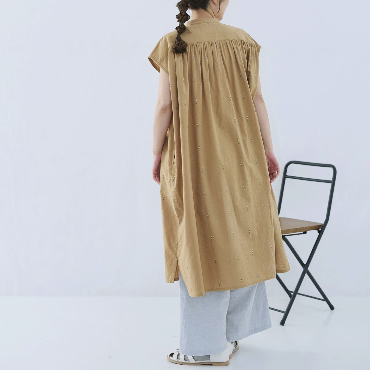 cloudnine ノンノ コットンジャカード花柄ワンピース - 画像12