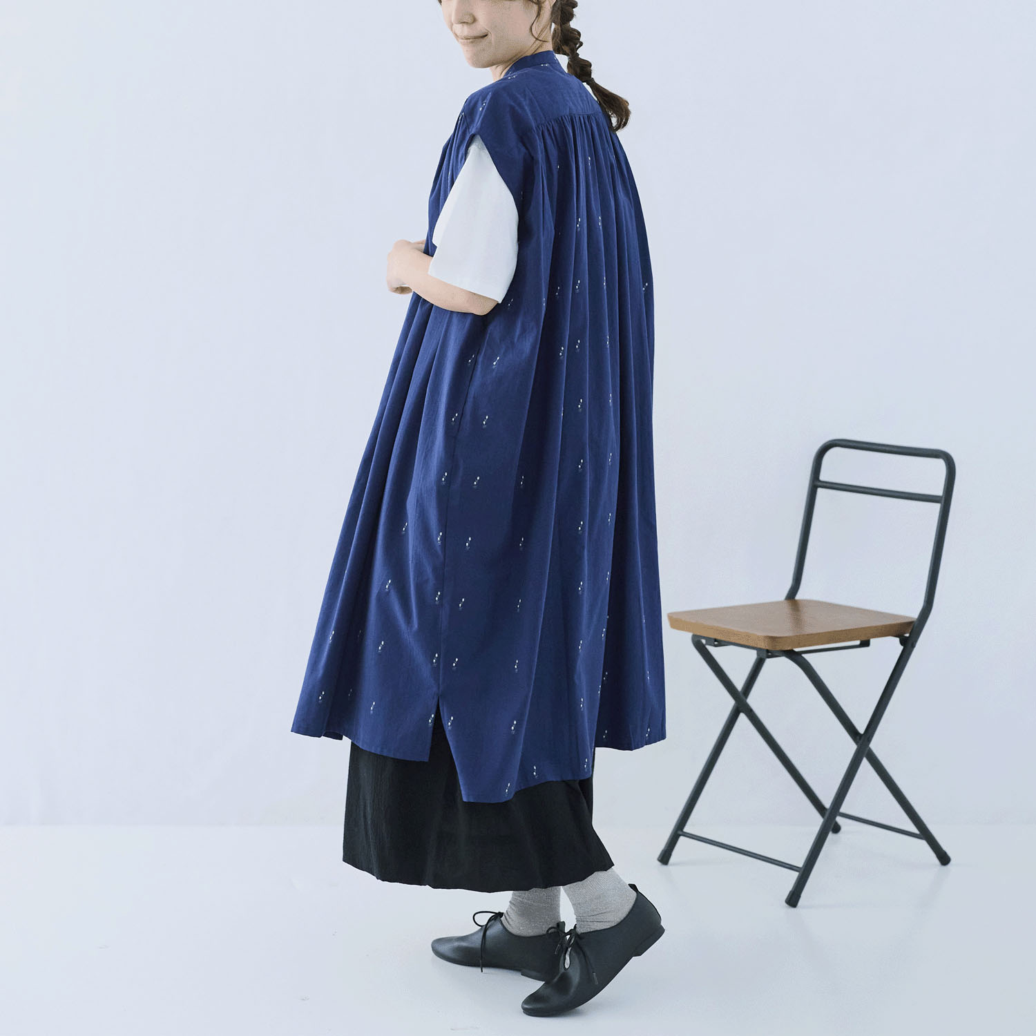 cloudnine ノンノ コットンジャカード花柄ワンピース - 画像14