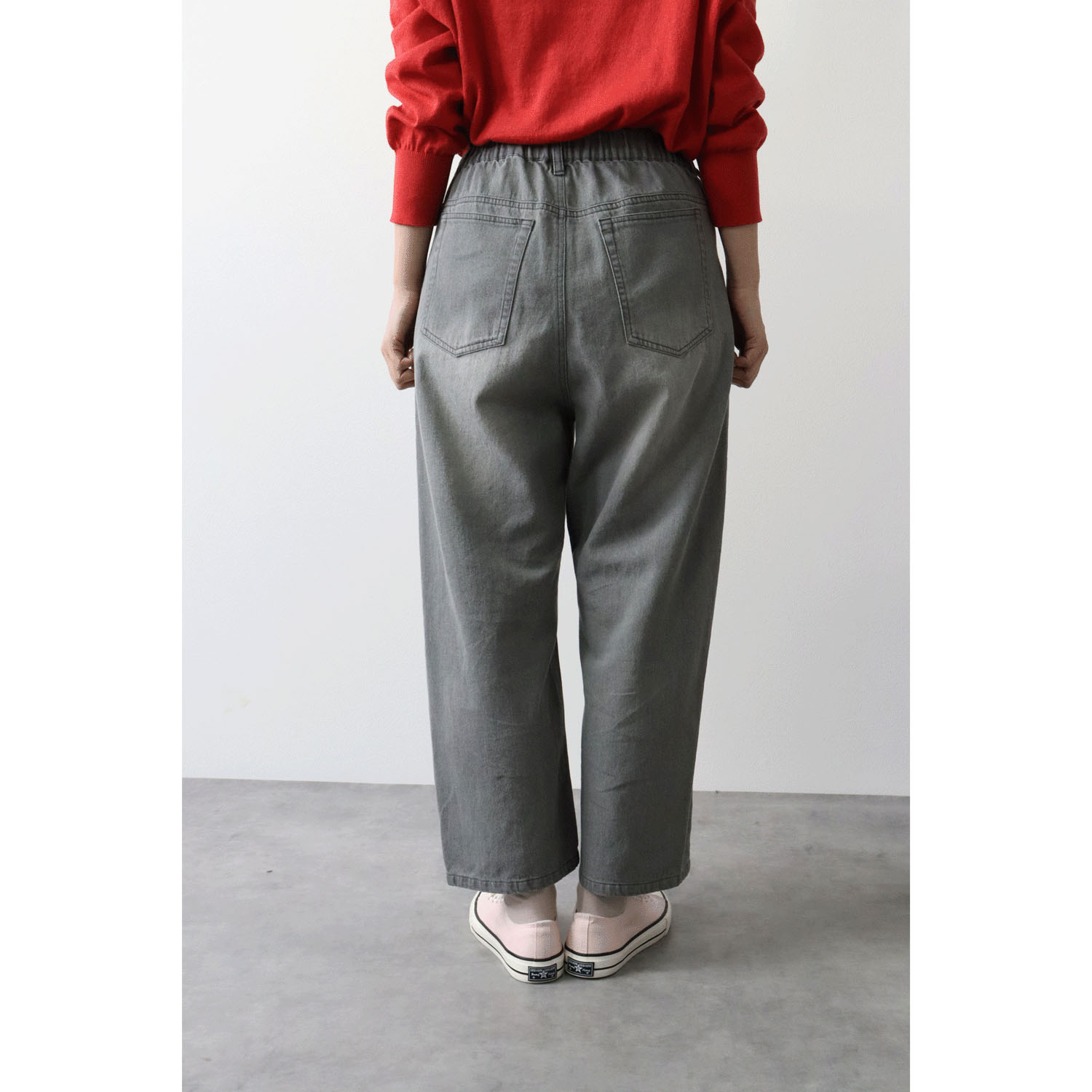 cloudnine ノンノ 10分丈テーパードデニムパンツ - 画像4