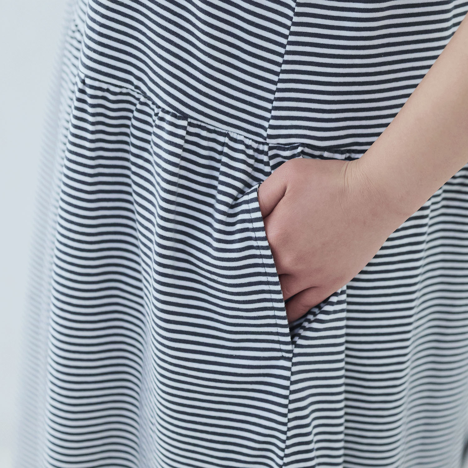 cloudnine 綿天竺 果物刺繍入りワンピースエプロン - 画像5