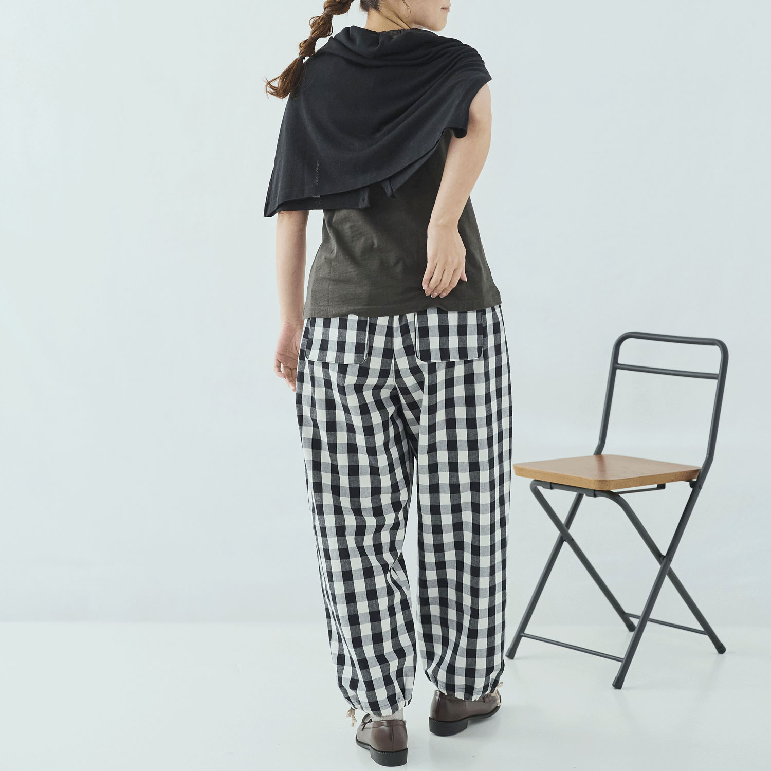 cloudnine 定番SZコットンスラブ天竺×ドビーストライプ刺繍タンクトップ - 画像5