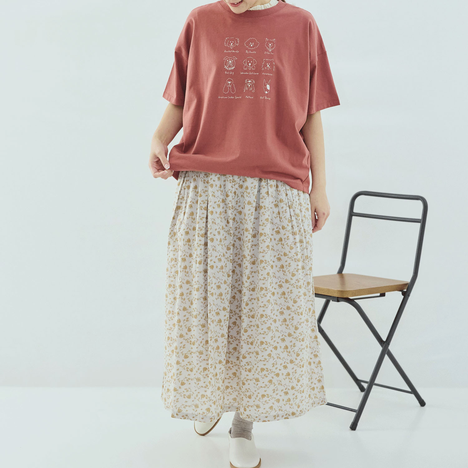 cloudnine UVカット犬刺繍入りTシャツ - 画像12