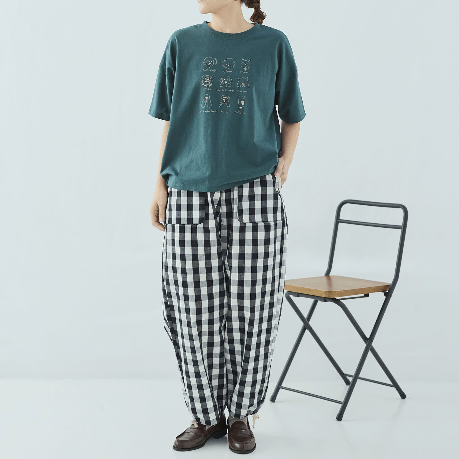 cloudnine UVカット犬刺繍入りTシャツ - 画像17