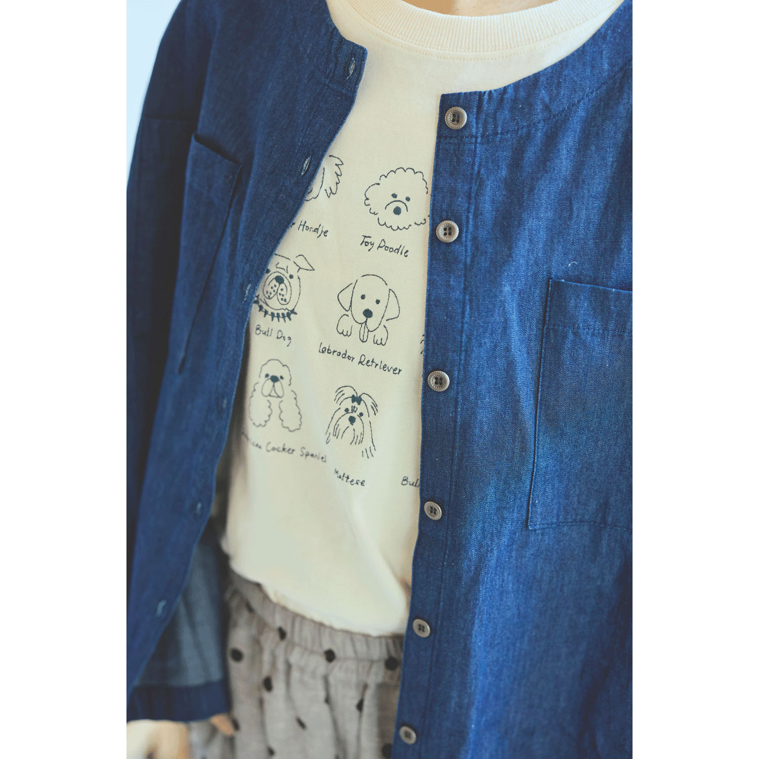 cloudnine UVカット犬刺繍入りTシャツ - 画像8