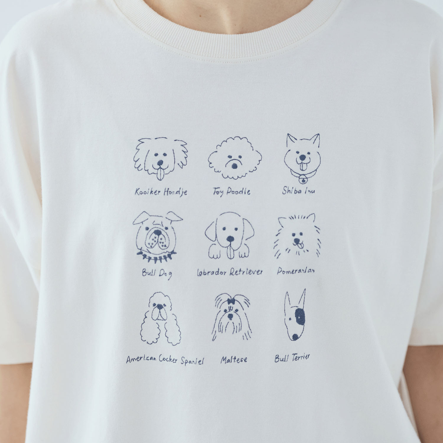 cloudnine UVカット犬刺繍入りTシャツ - 画像10
