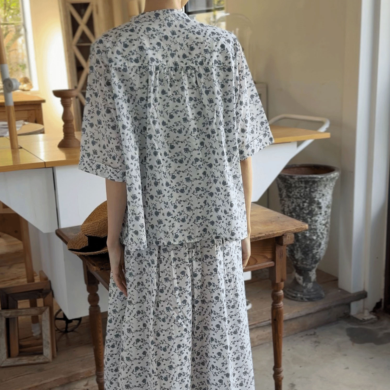 cloudnine 60キャンブリック花柄pt．ブラウス - 画像4