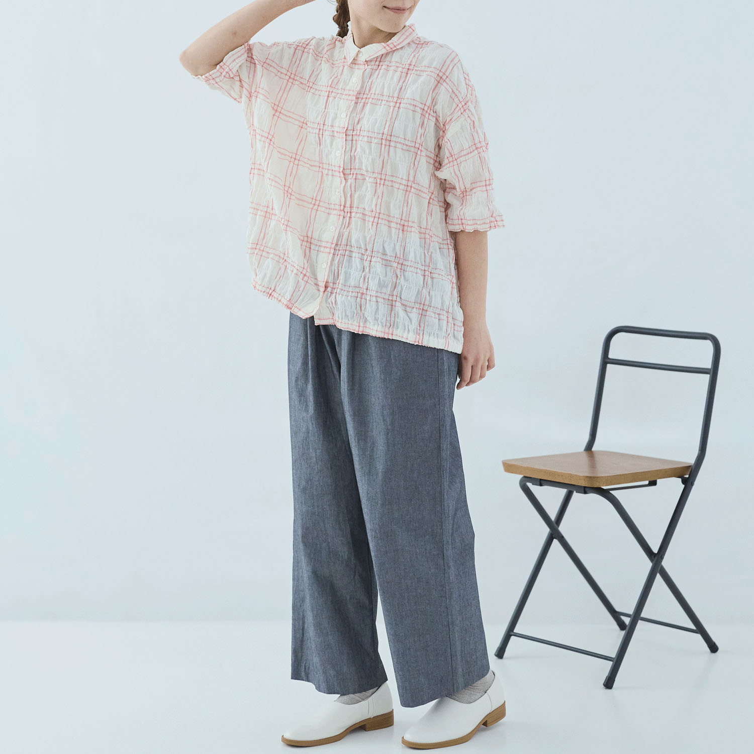 cloudnine 前開きコットンブラウス - 画像5