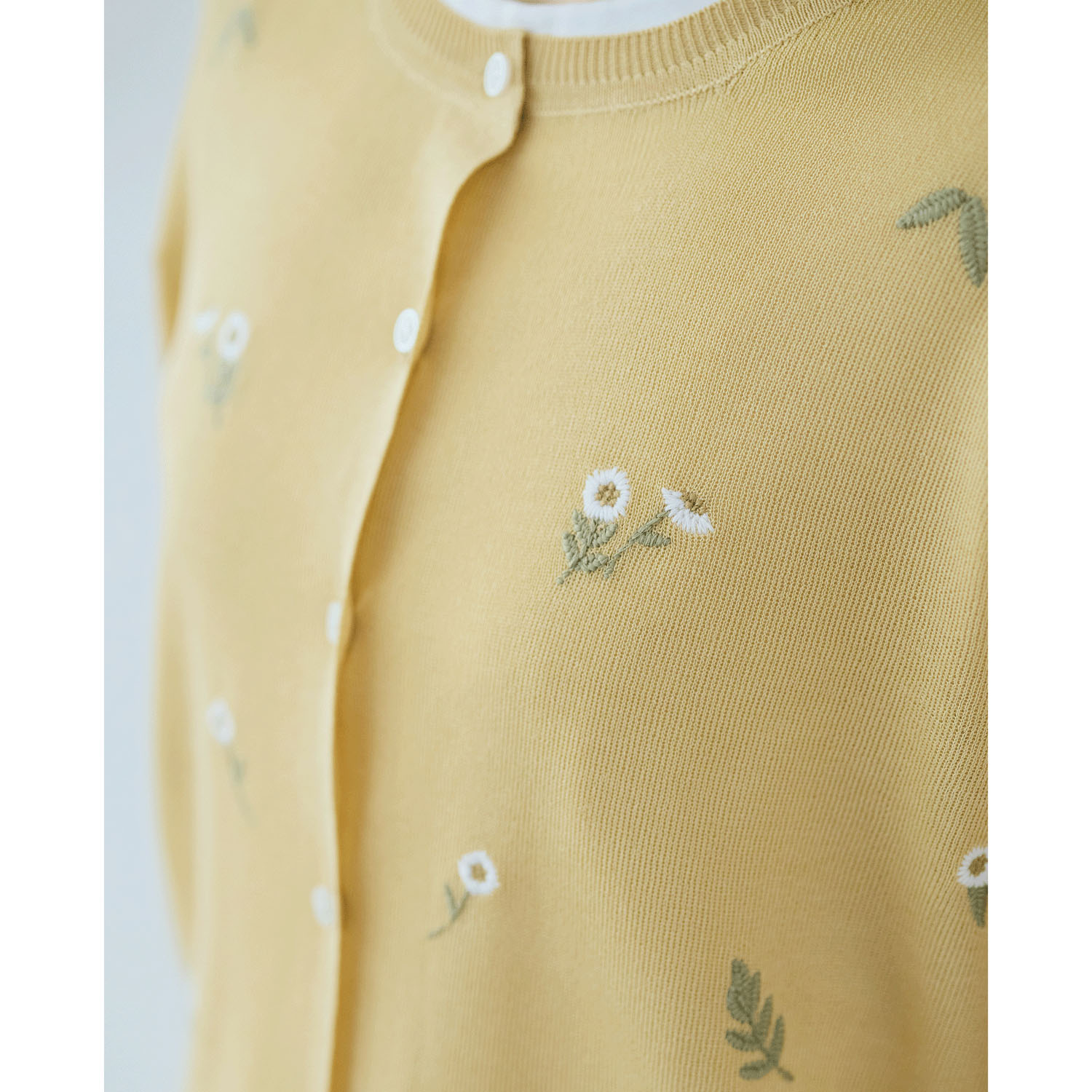 cloudnine  花刺繍入りニットカーディガン - 画像13