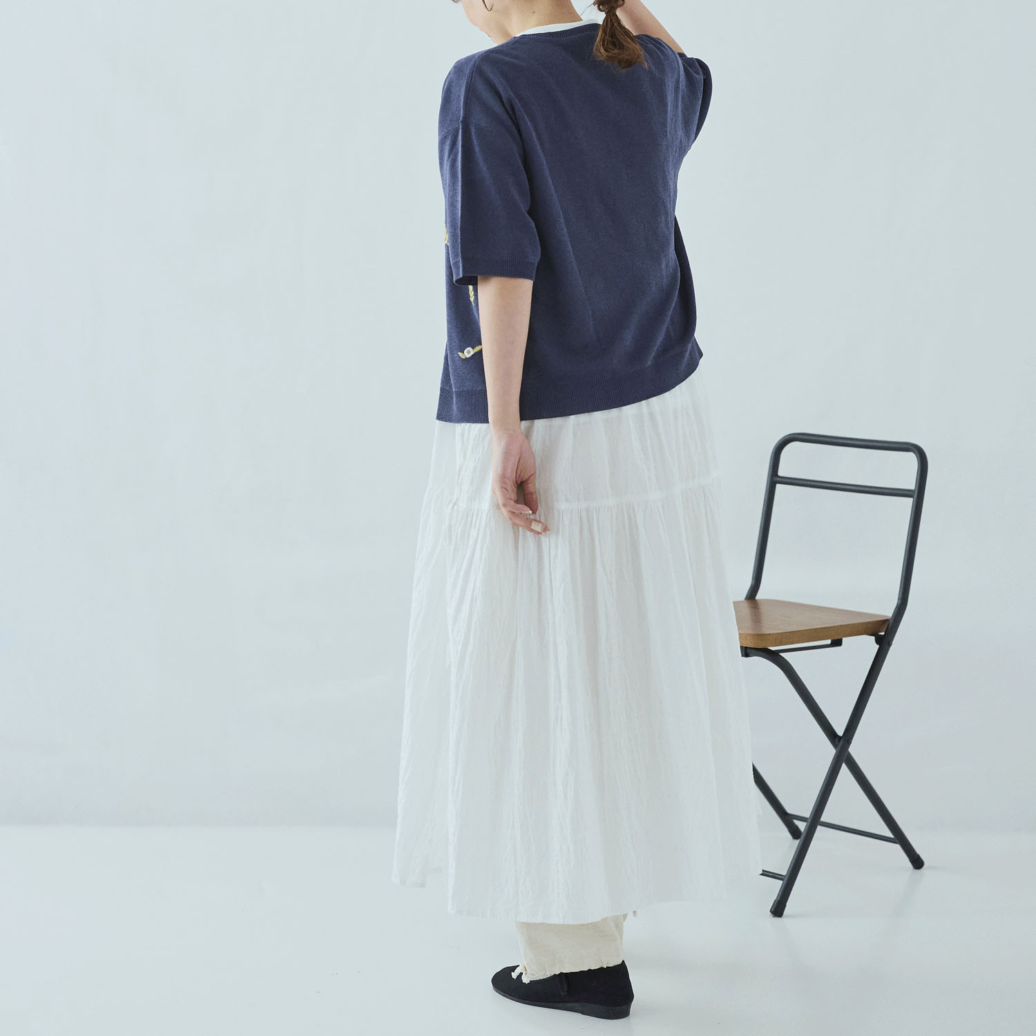 cloudnine  花刺繍入りニットカーディガン - 画像18