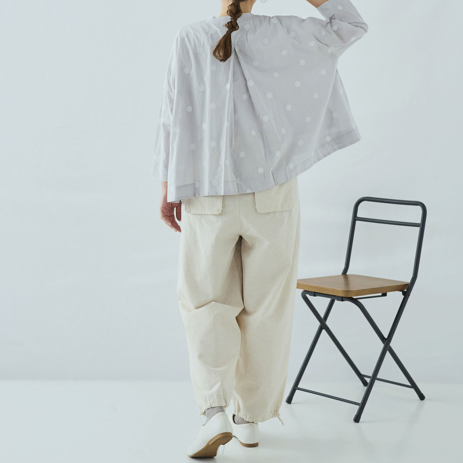 cloudnine 60キャンブリックドット刺繍入りジャケット - 画像11