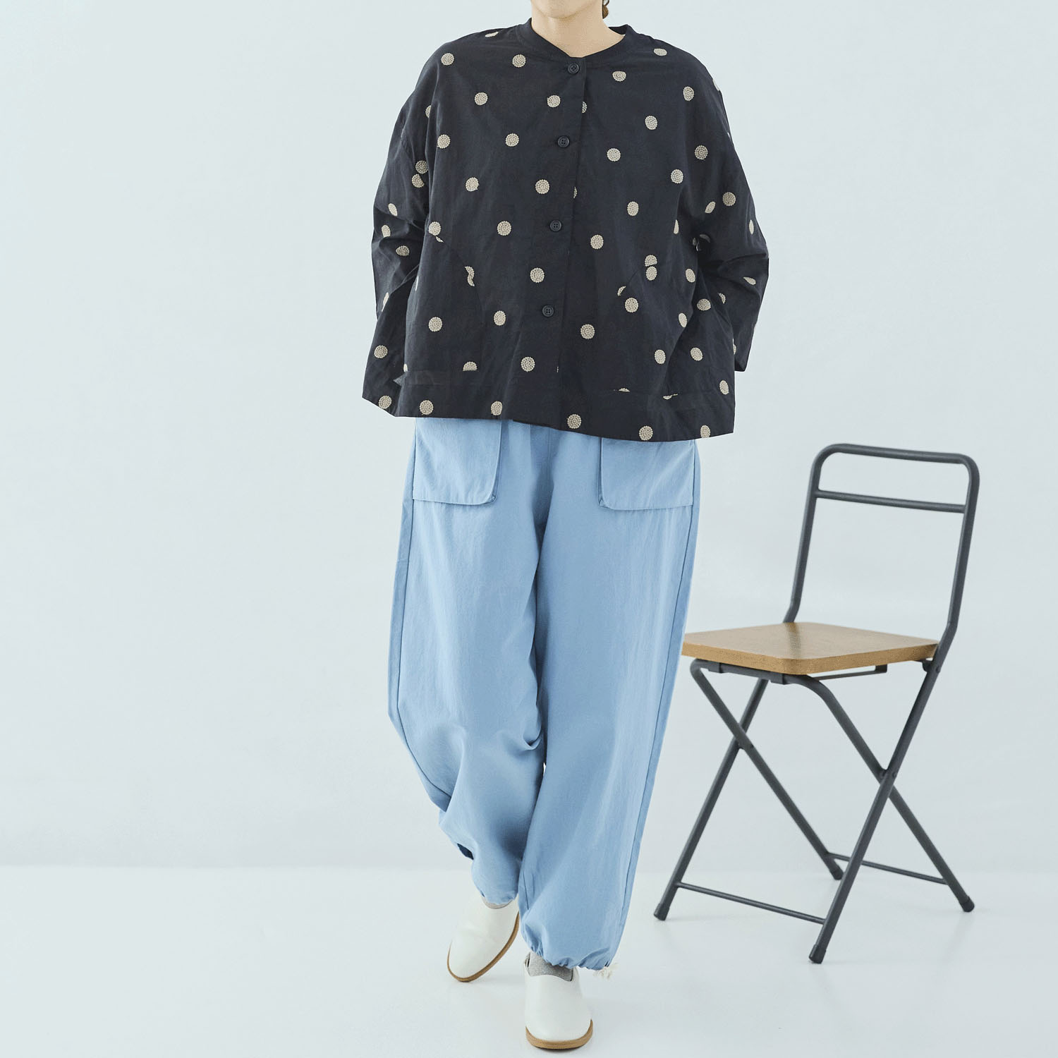 cloudnine 60キャンブリックドット刺繍入りジャケット - 画像3