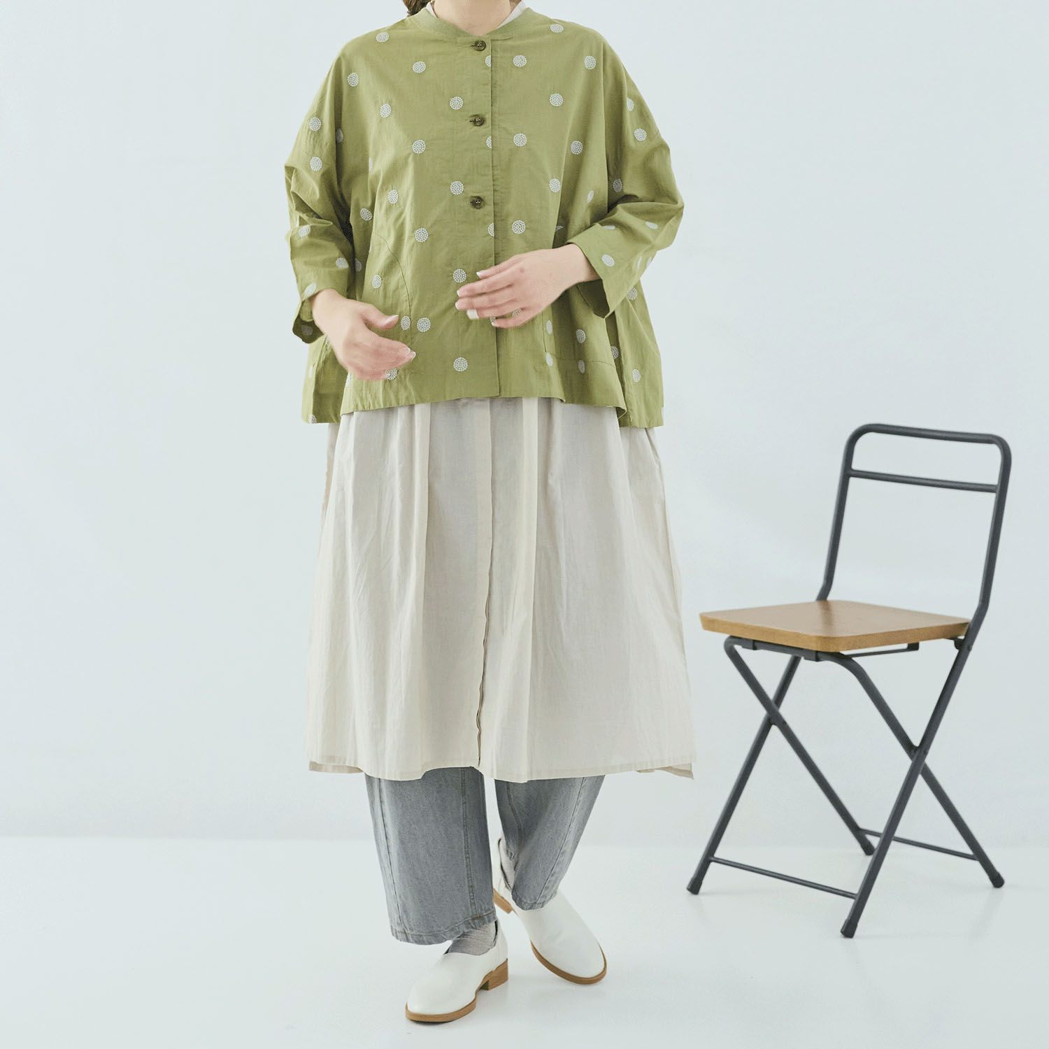 cloudnine 60キャンブリックドット刺繍入りジャケット - 画像6