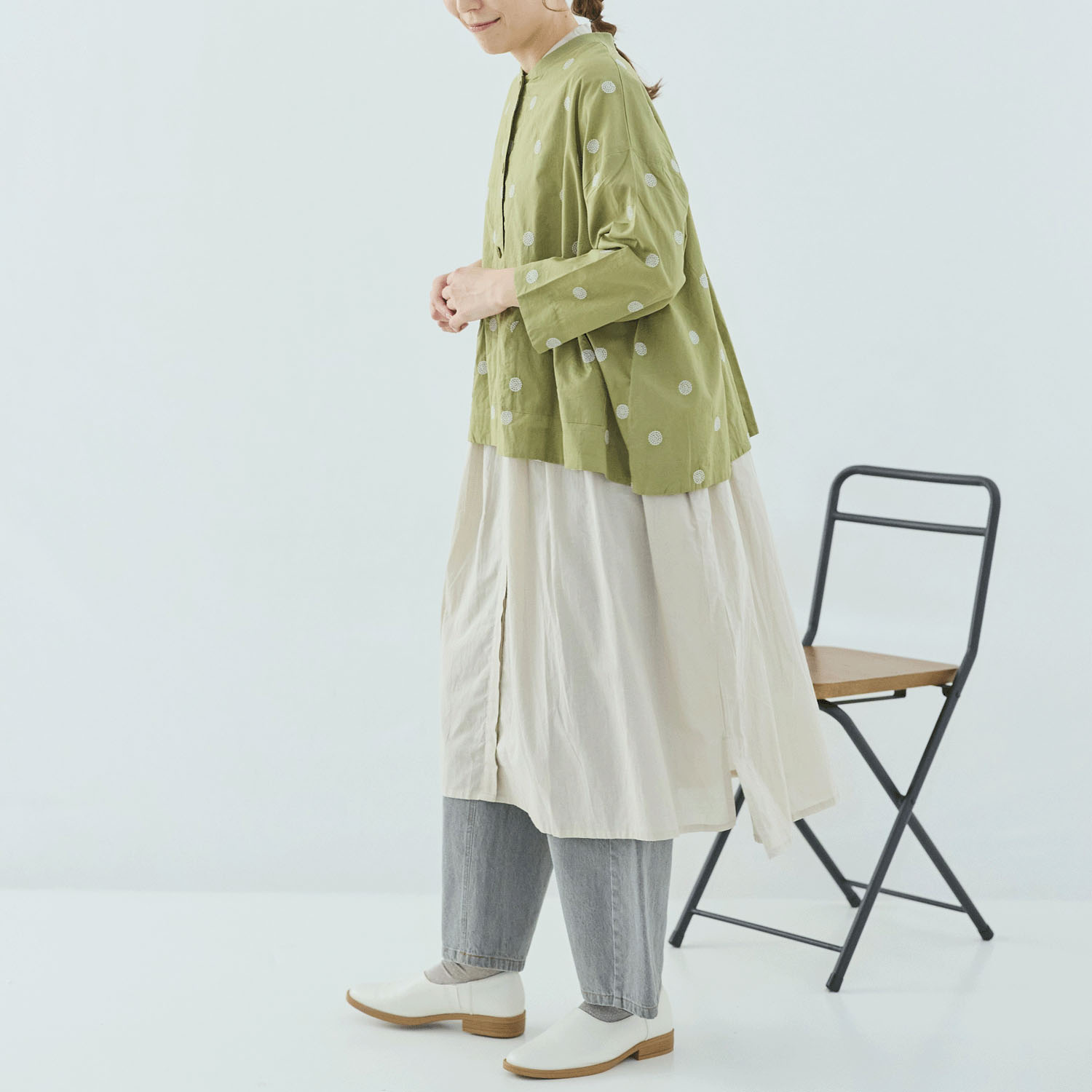 cloudnine 60キャンブリックドット刺繍入りジャケット - 画像7