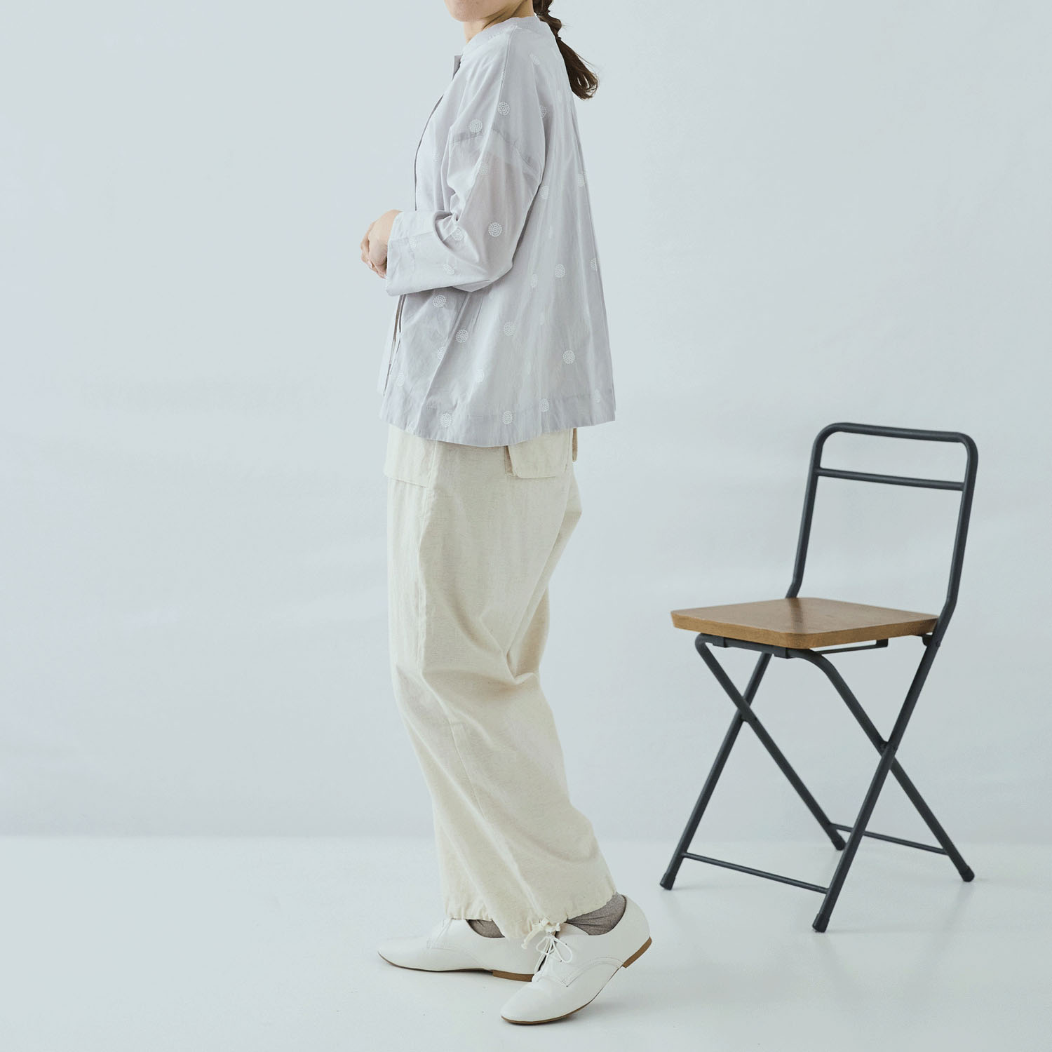 cloudnine 60キャンブリックドット刺繍入りジャケット - 画像10