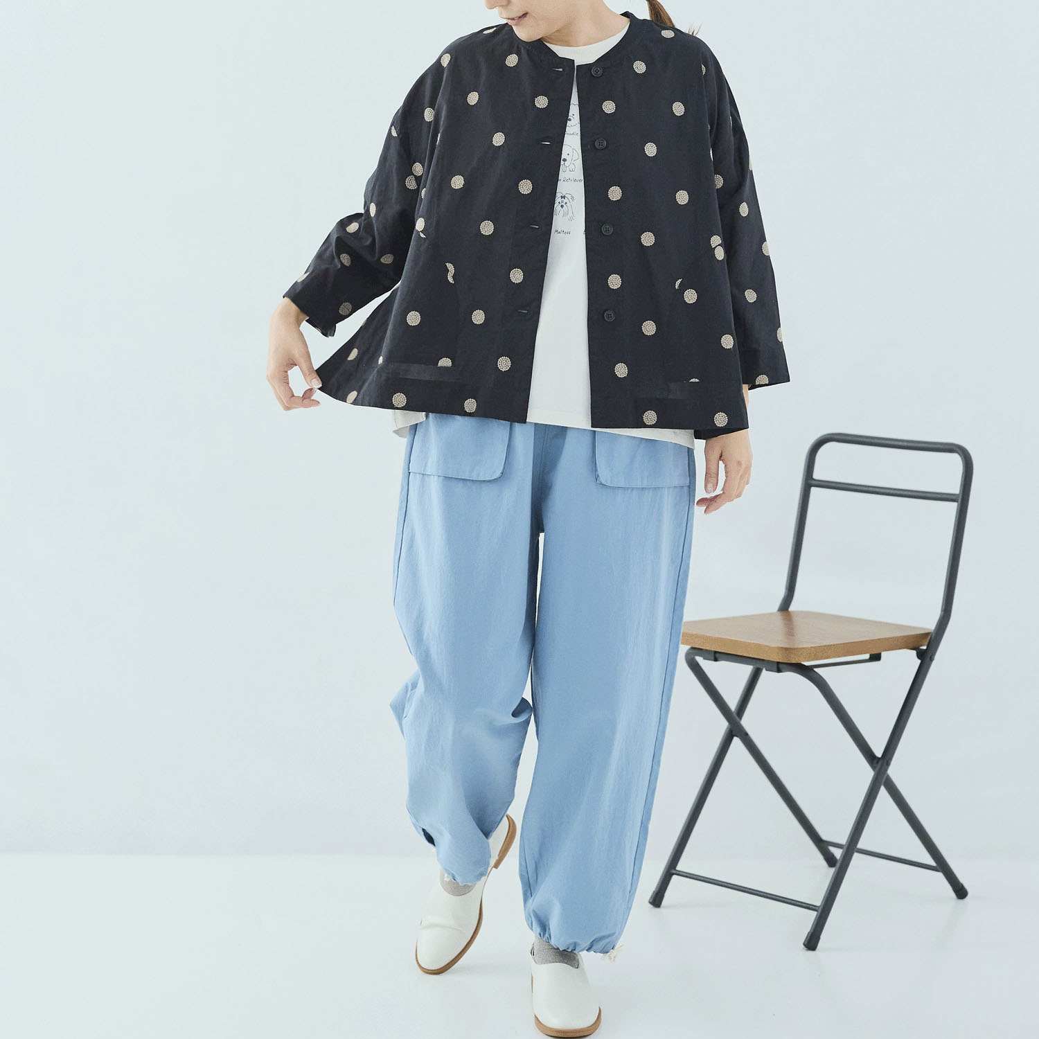 cloudnine 60キャンブリックドット刺繍入りジャケット - 画像1