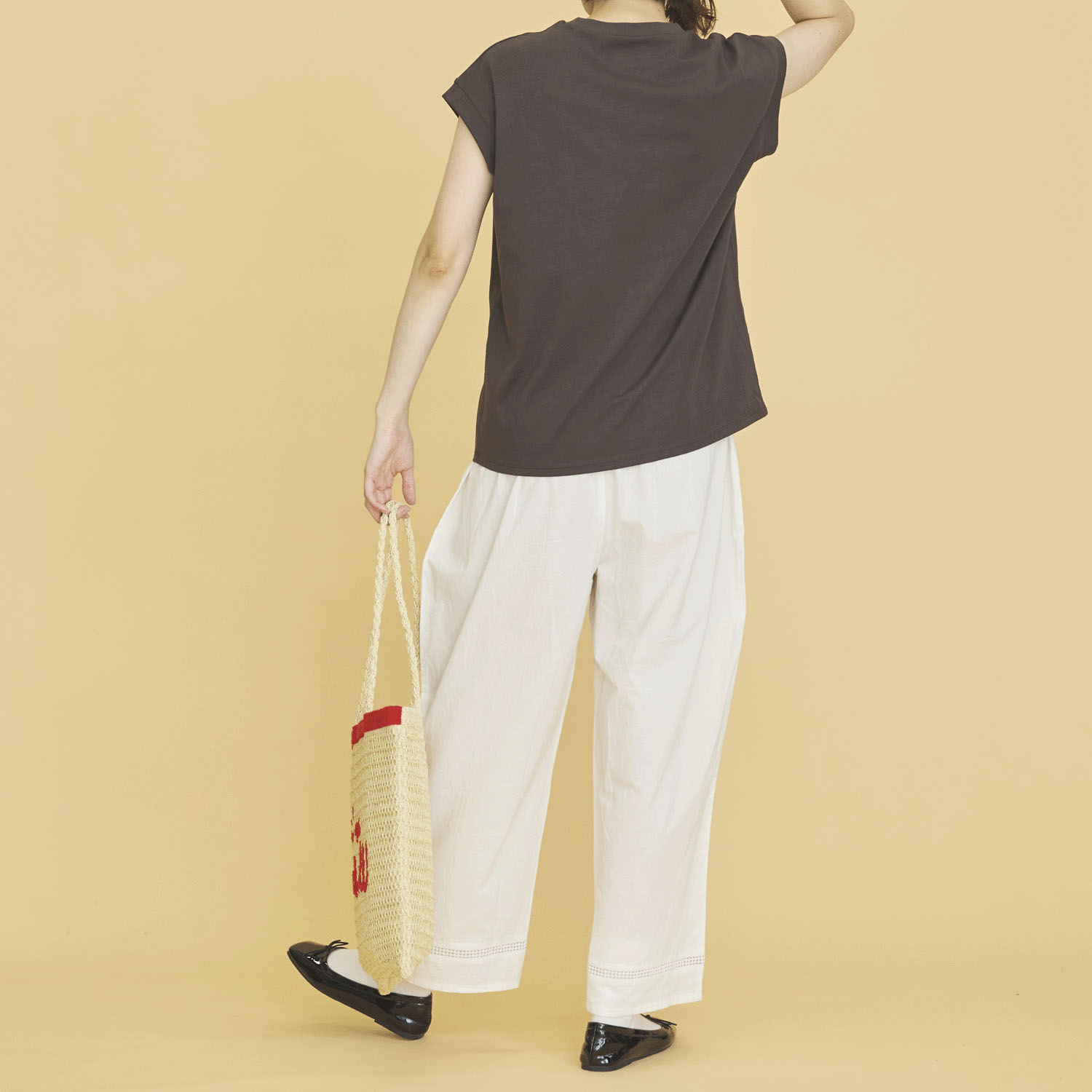 オーブ m．n 裾はしごレースぺチパンツ - 画像7