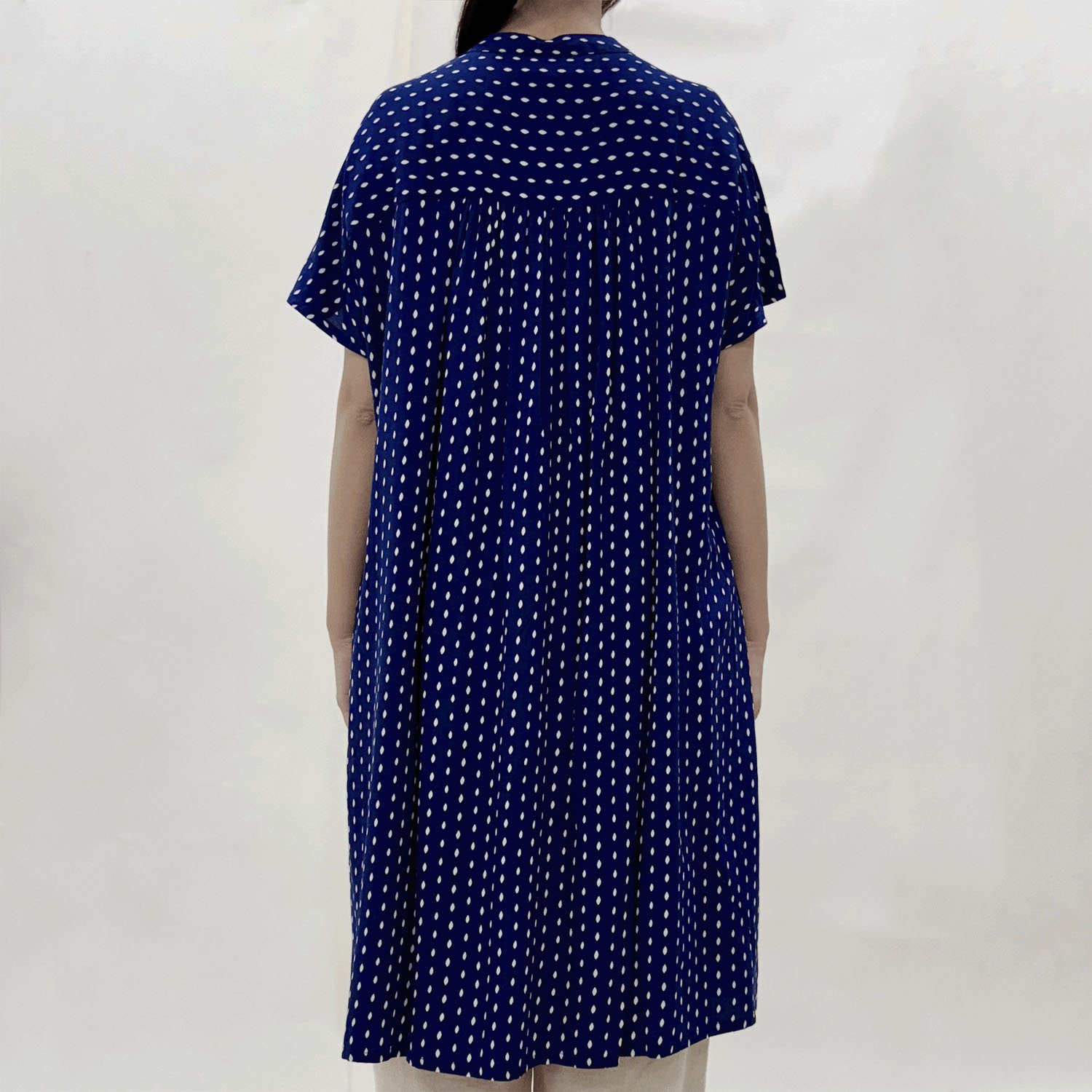 【ETONET限定】bonte レーヨンドットオーバーワンピース - 画像6