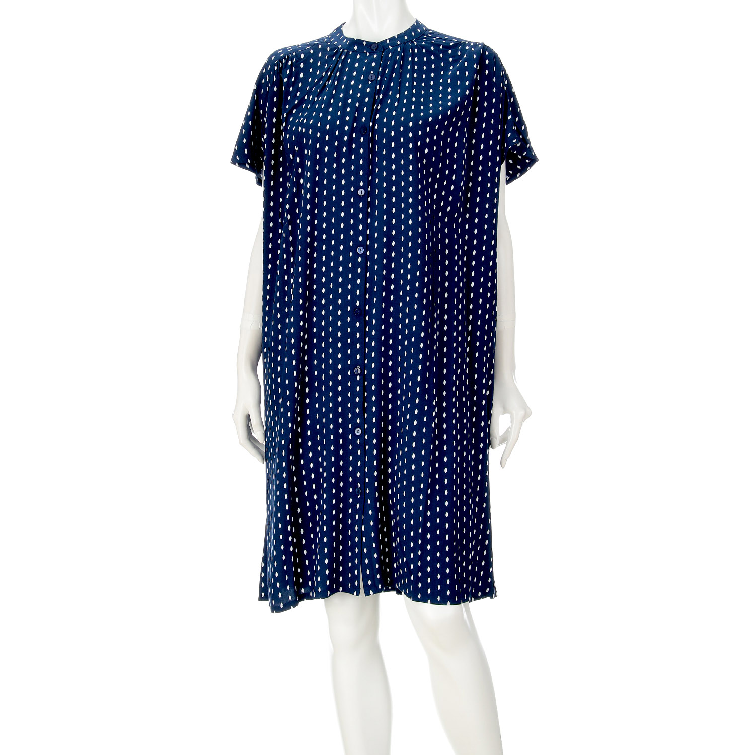 【ETONET限定】bonte レーヨンドットオーバーワンピース - 画像7