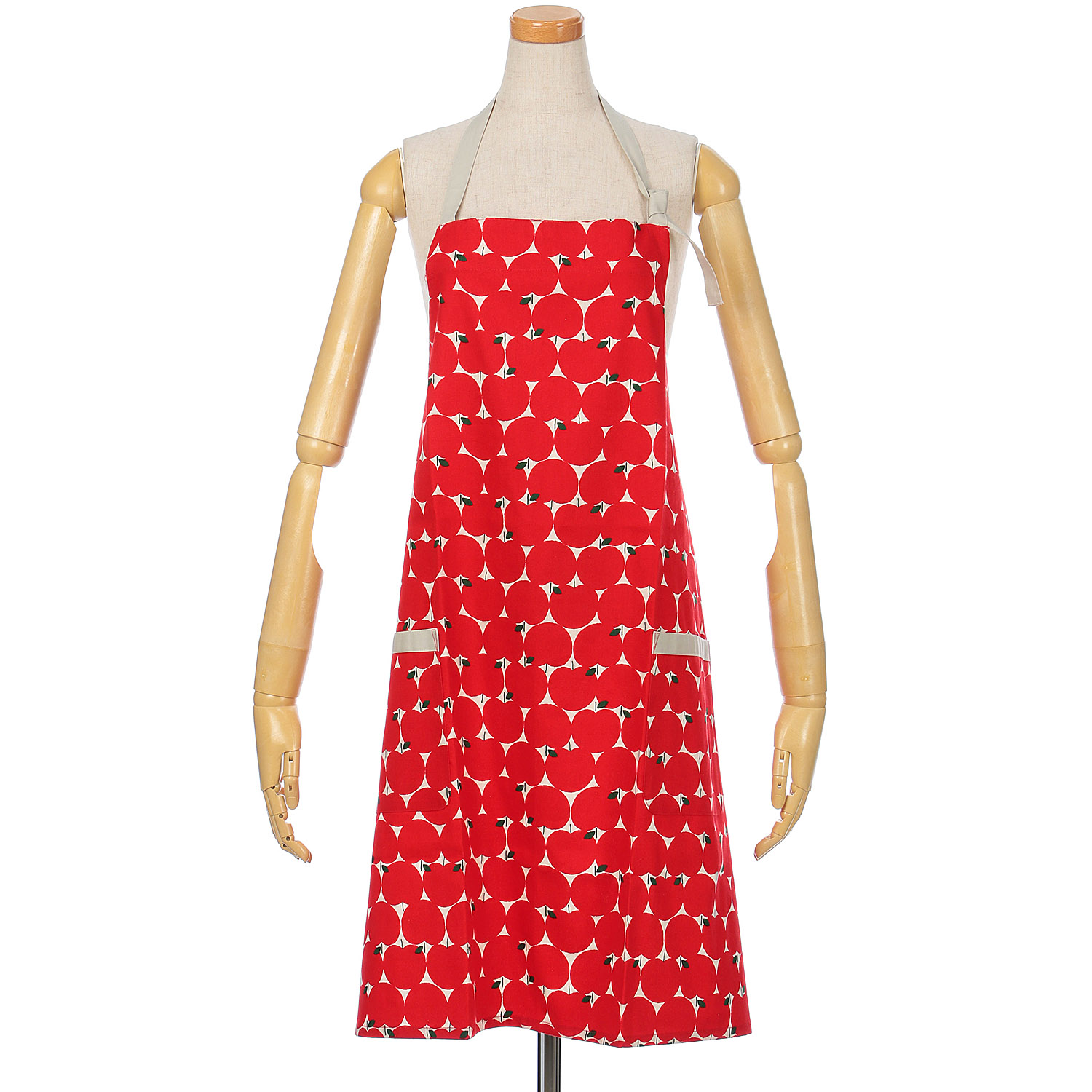 ポポシ― アップルドットエプロン - 画像1