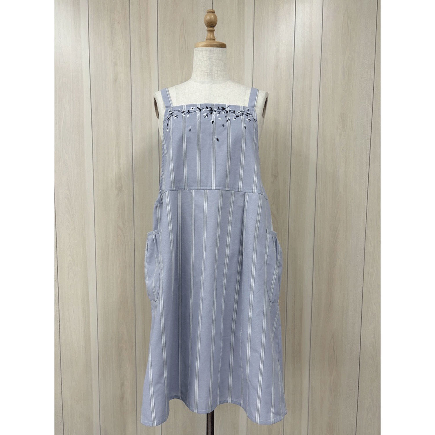 ECRU 胸元刺繍バックリボンエプロン - 画像10