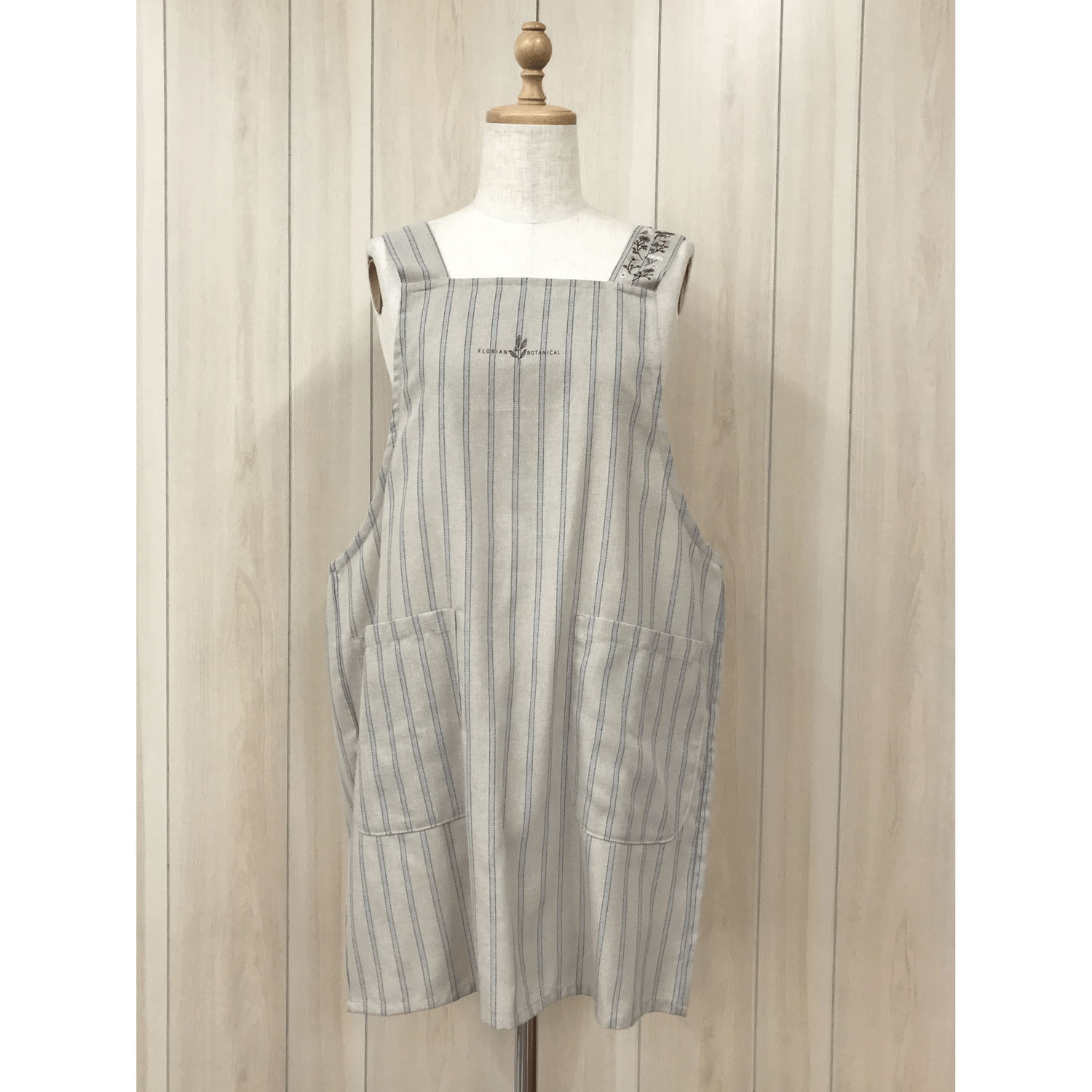 ハッピーエプロン肩刺繍H型エプロン - 画像2