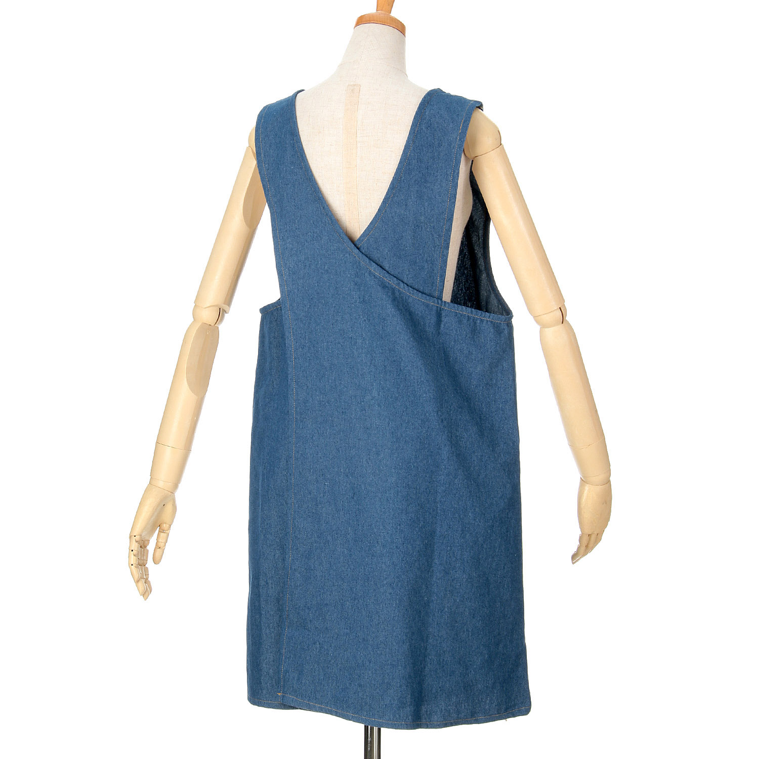 naturic デニムフリークロスエプロン - 画像2