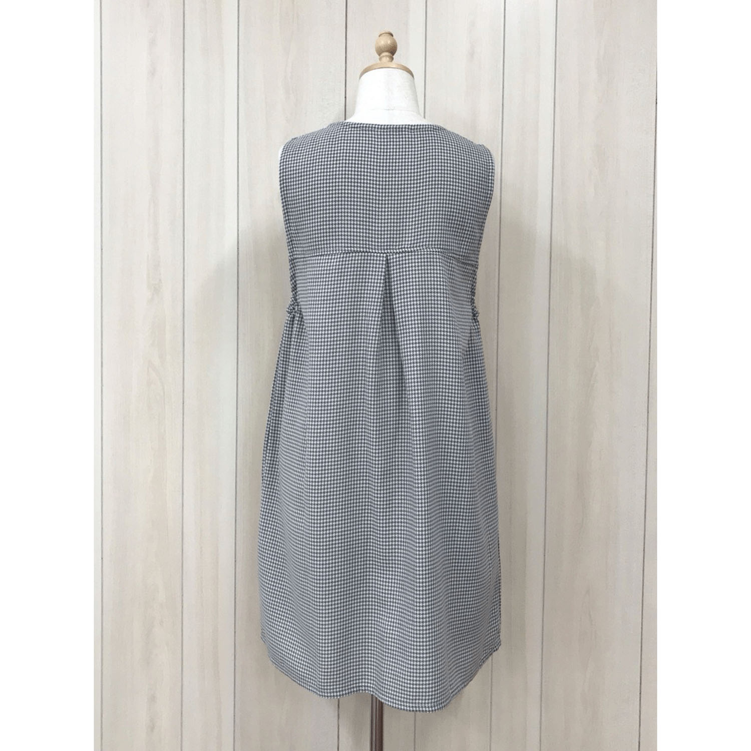 ECRUコード刺繍エプロン - 画像3