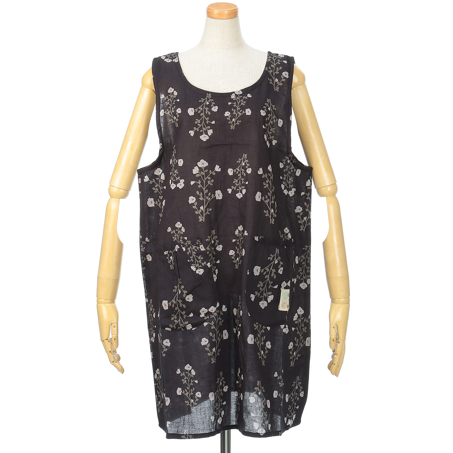 SKETCH 綿麻プリントワンピース - 画像2