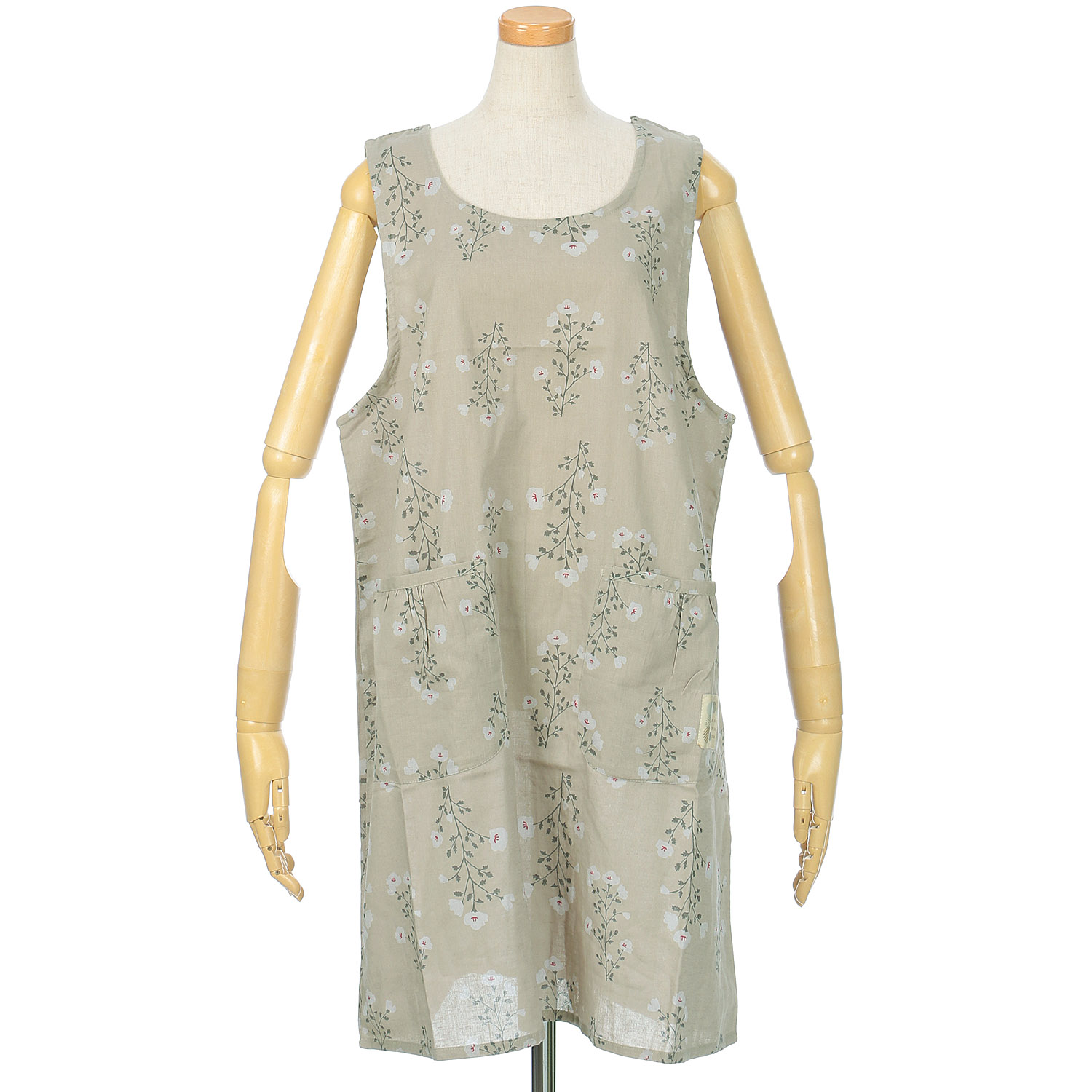 SKETCH 綿麻プリントワンピース - 画像3