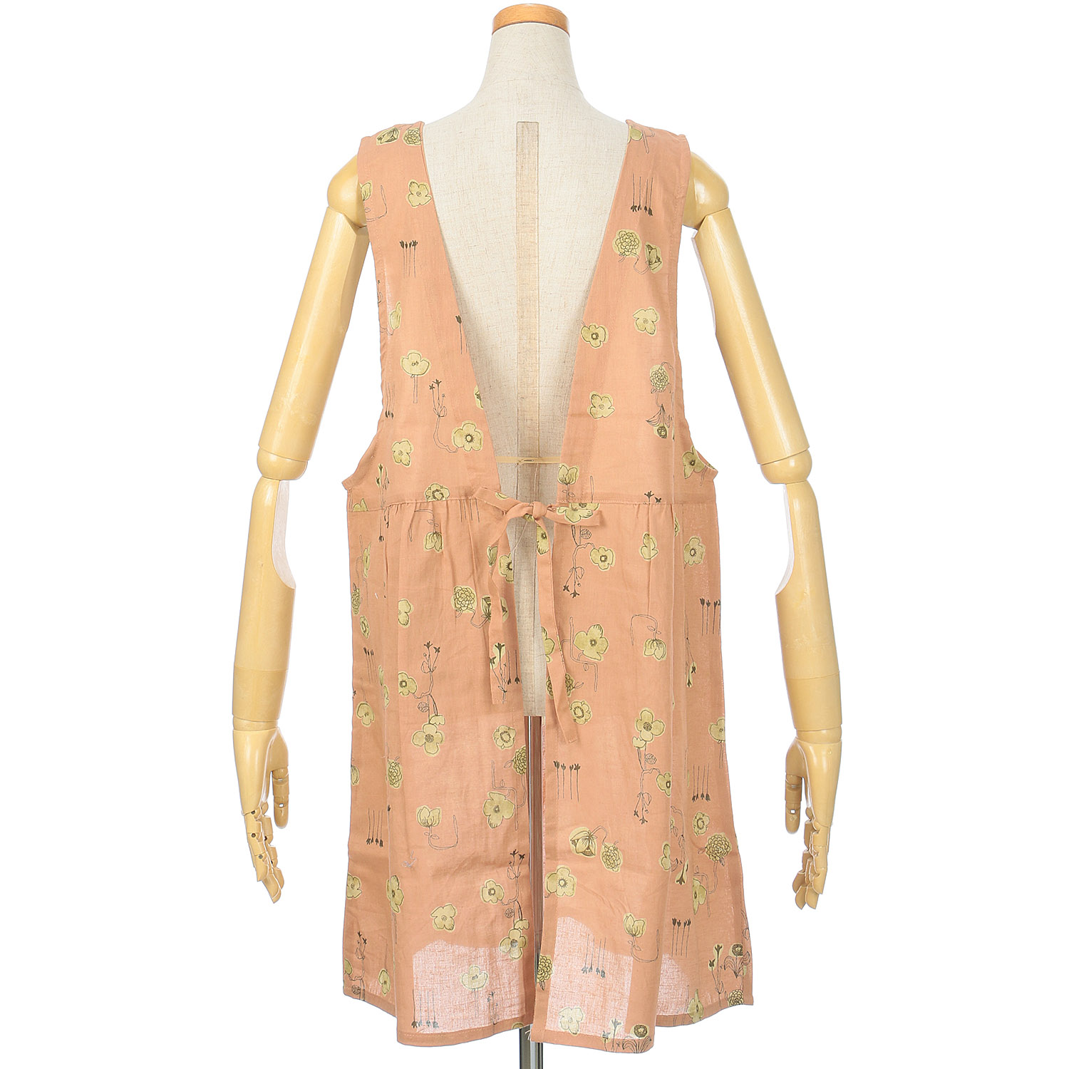 SKETCH Urarakaいろは綿麻プリントエプロン - 画像2