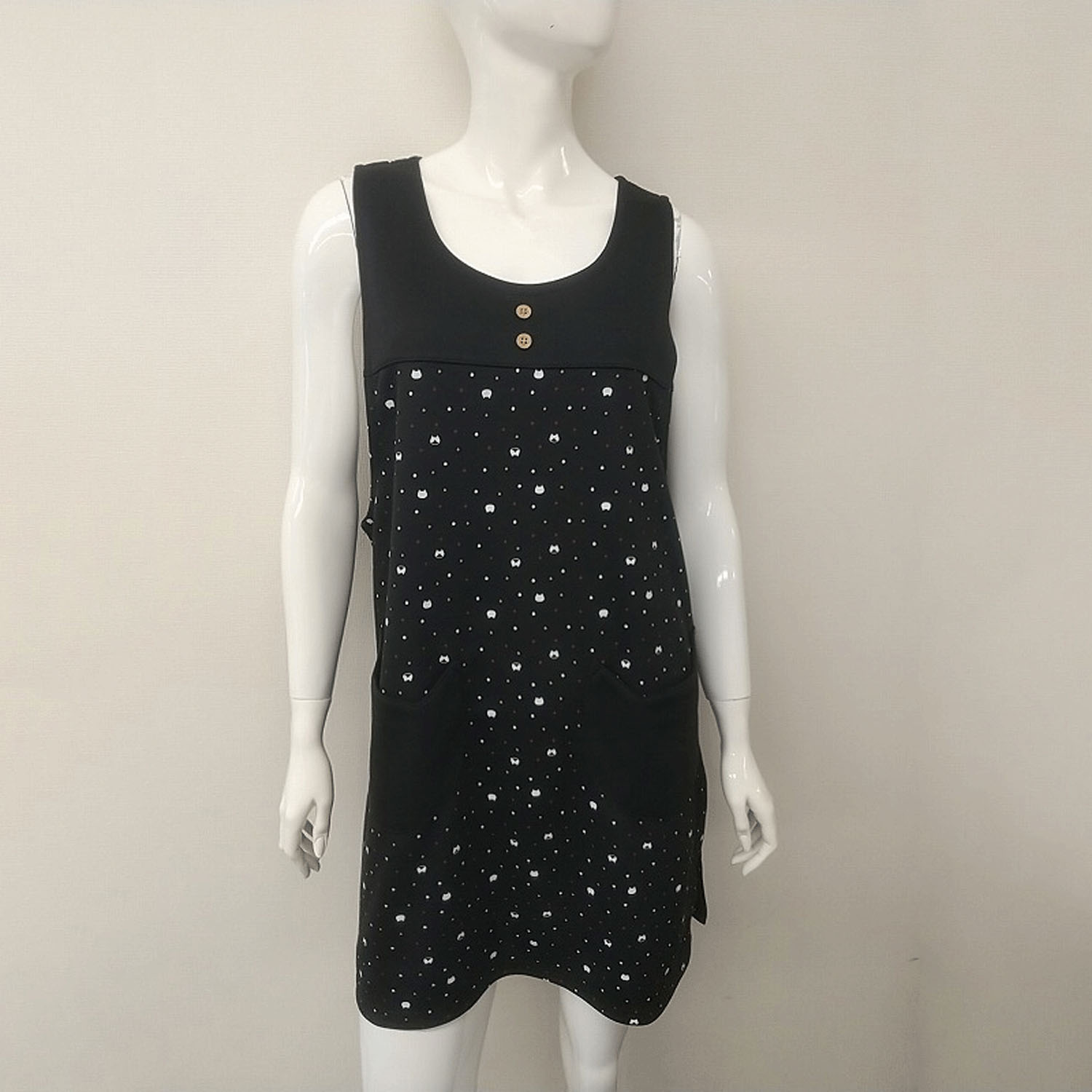 ダンボール 猫ドット 大寸 - 画像3