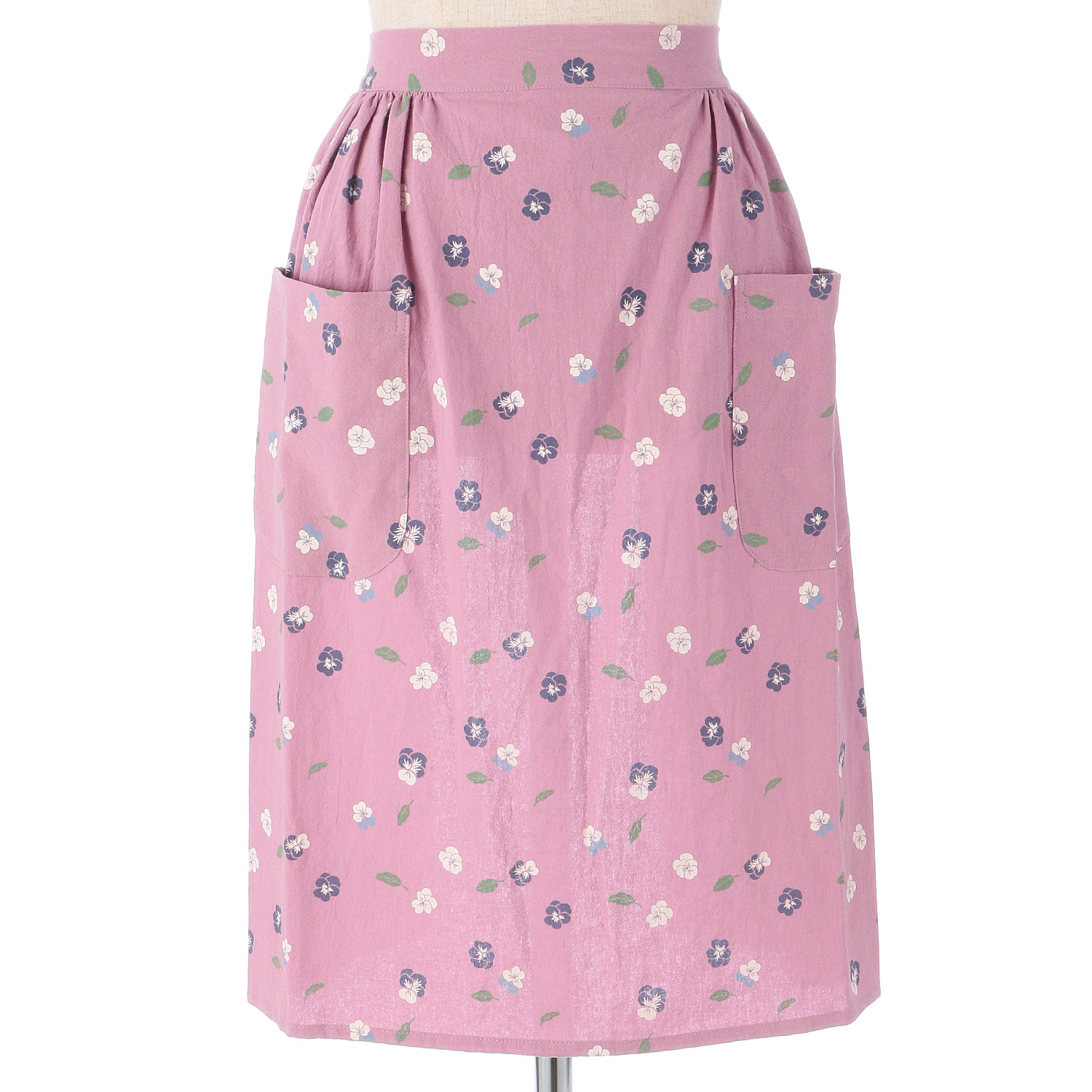 綿ワッシャー前掛け ビオラ - 画像3