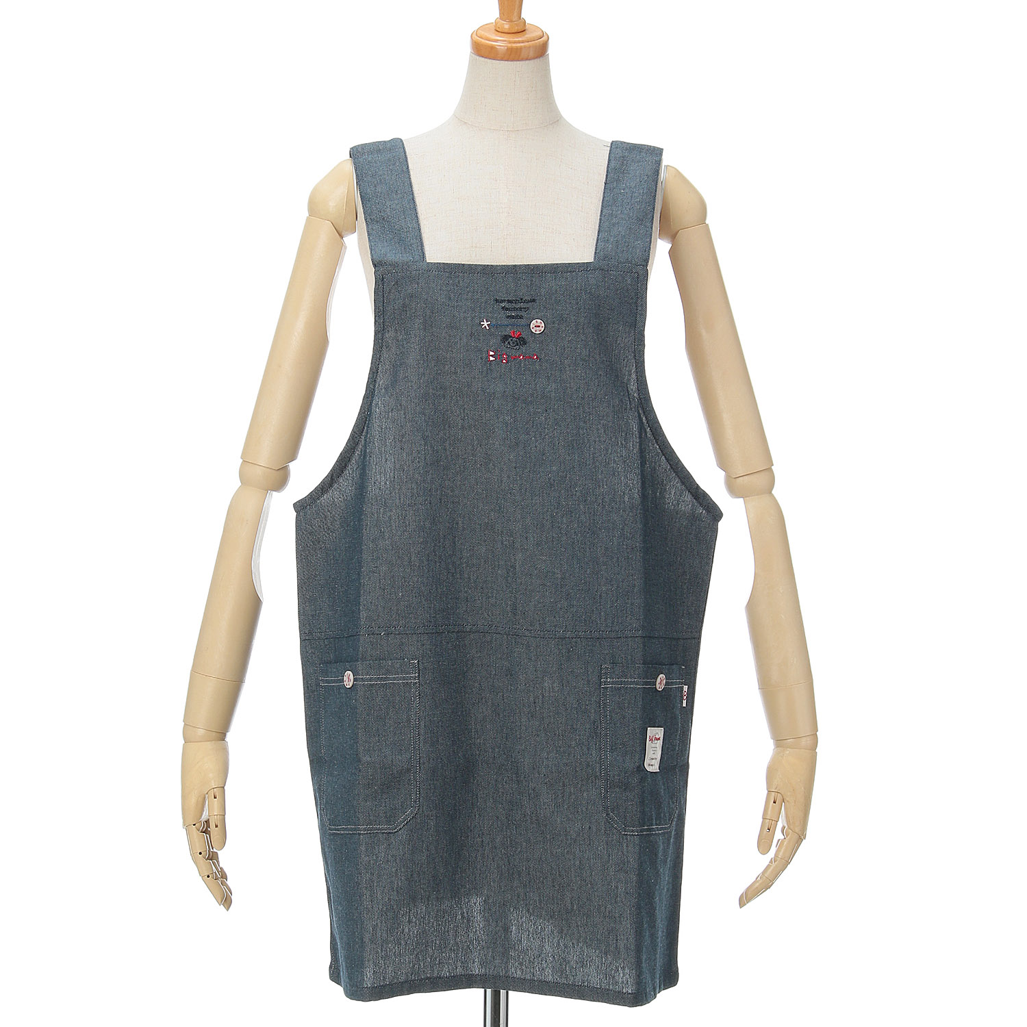 ビッグママ デニムH型エプロン - 画像3