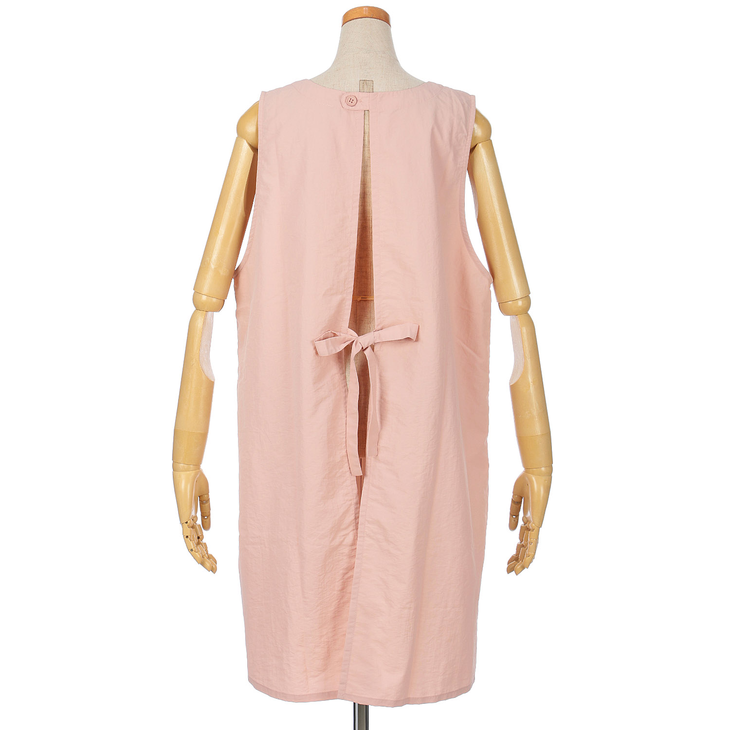 ナイロンバイカラーエプロン 後ろリボン - 画像12