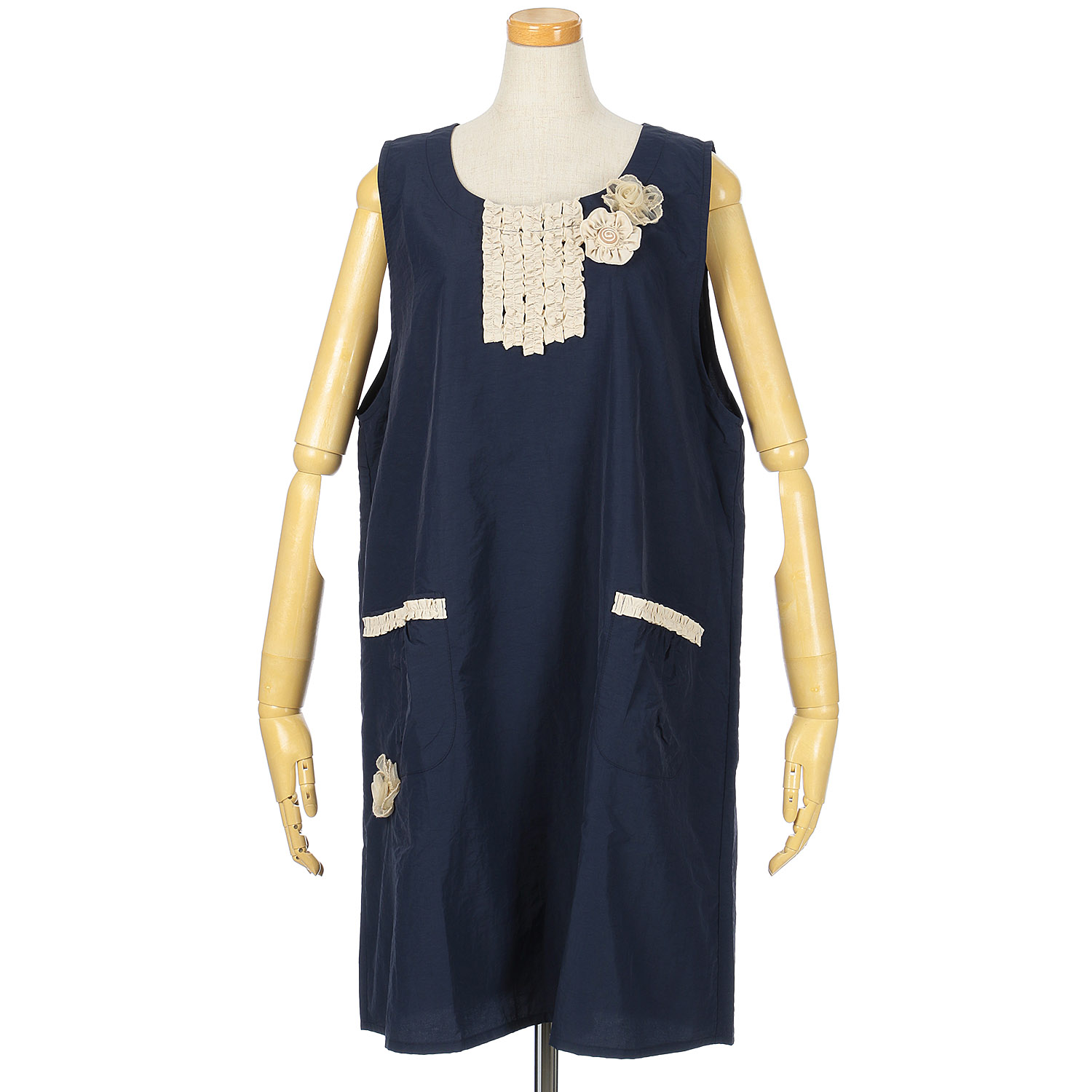 ナイロンバイカラーエプロン 後ろリボン - 画像27