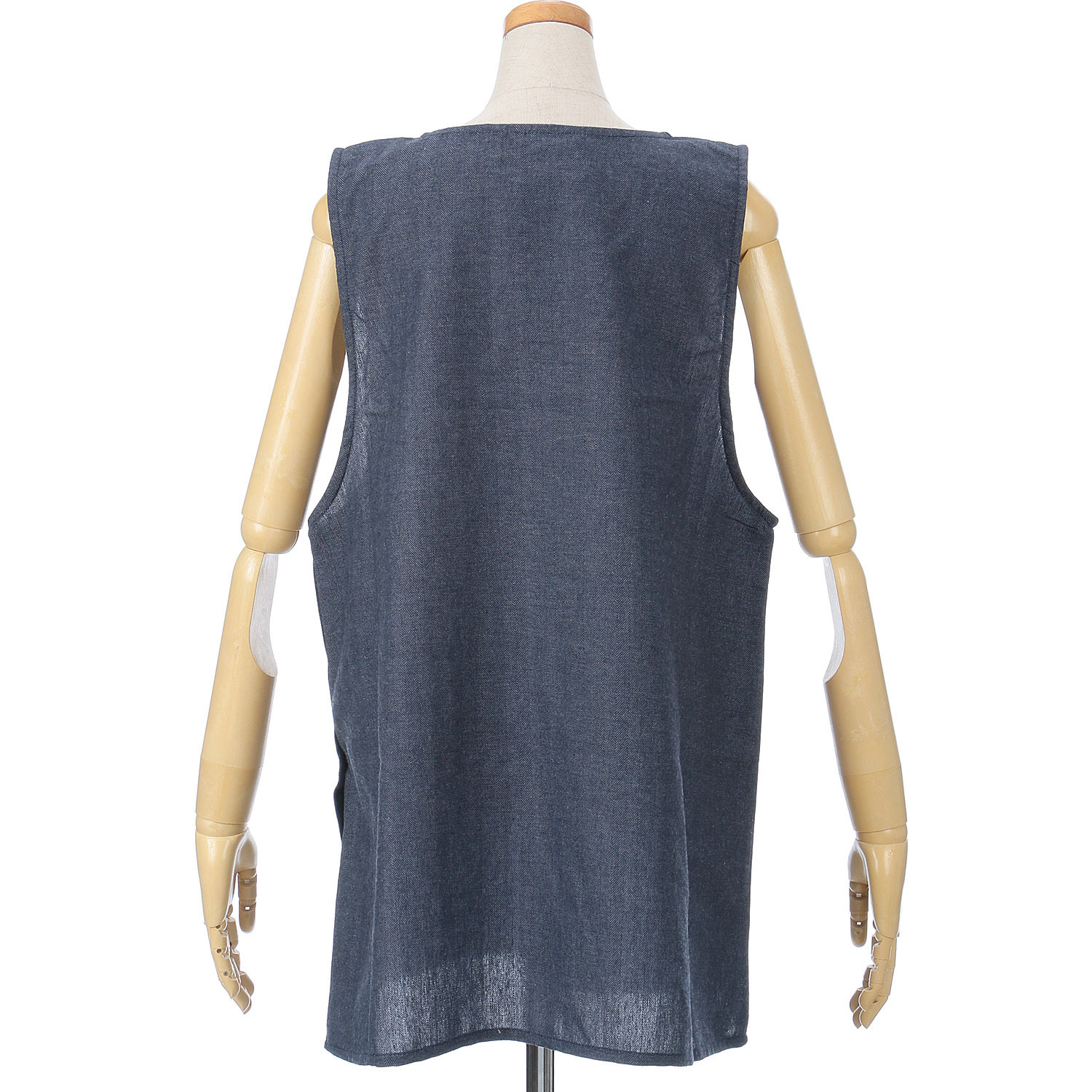 コロコロベア デニム風エプロン - 画像3