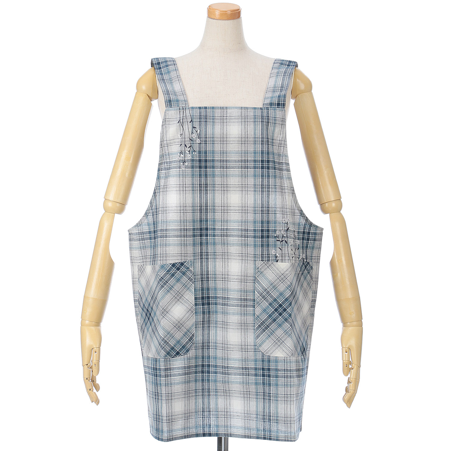 ハッピーエプロン ポケット刺繍H型エプロン - 画像5