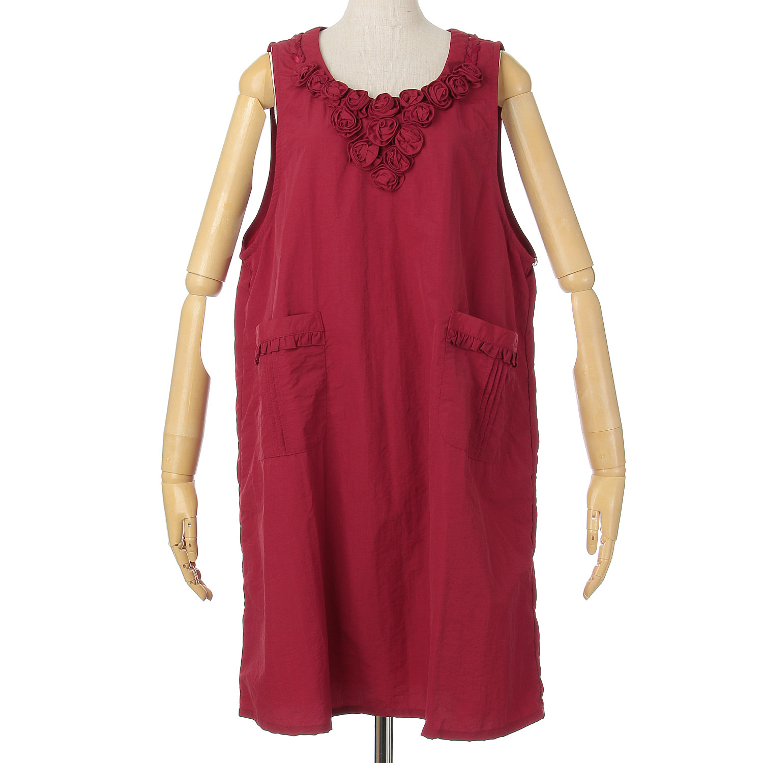 ナイロン薔薇モチーフ背ゴムエプロン - 画像11