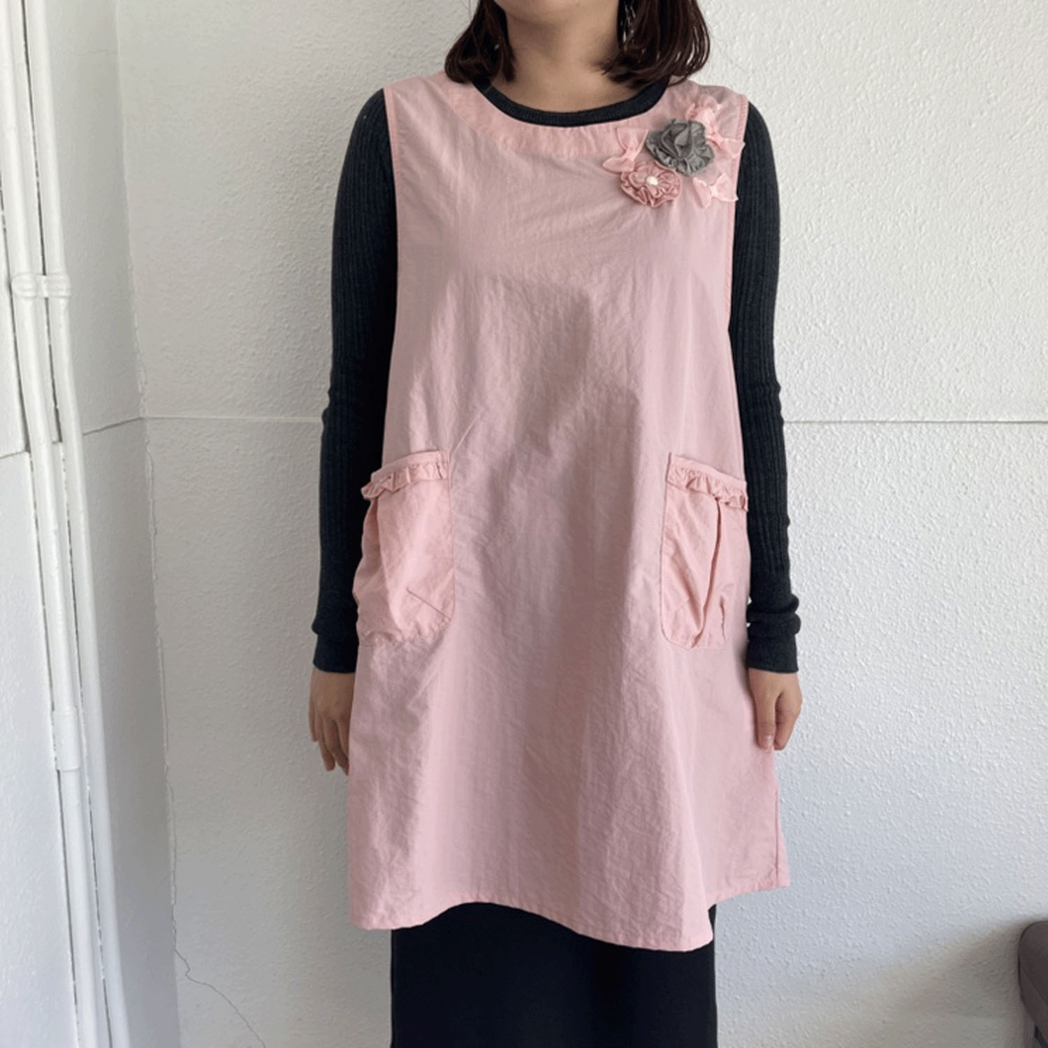 ナイロンリボン花エプロン - 画像8