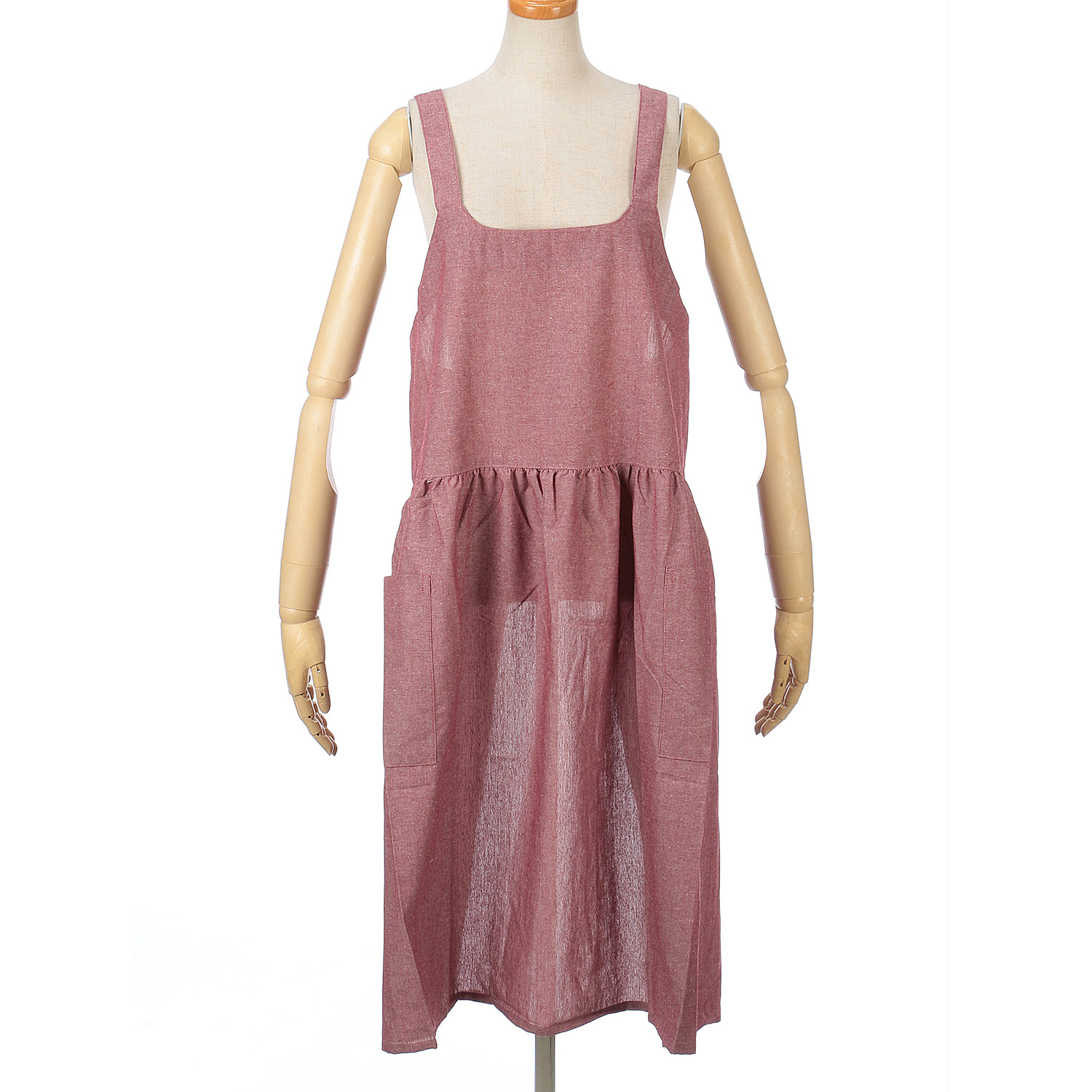 Epu Capo シャンブレーかぶりクロスエプロン - 画像13