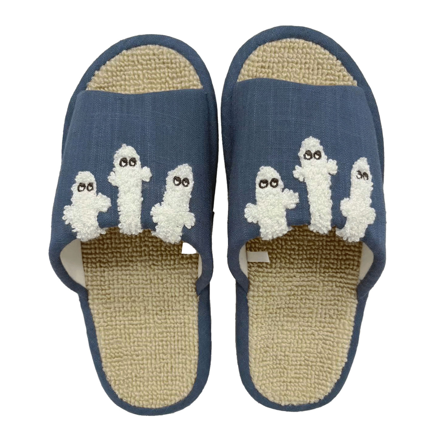 ムーミン コンフォートスリッパ ニョロニョロ ブルー
